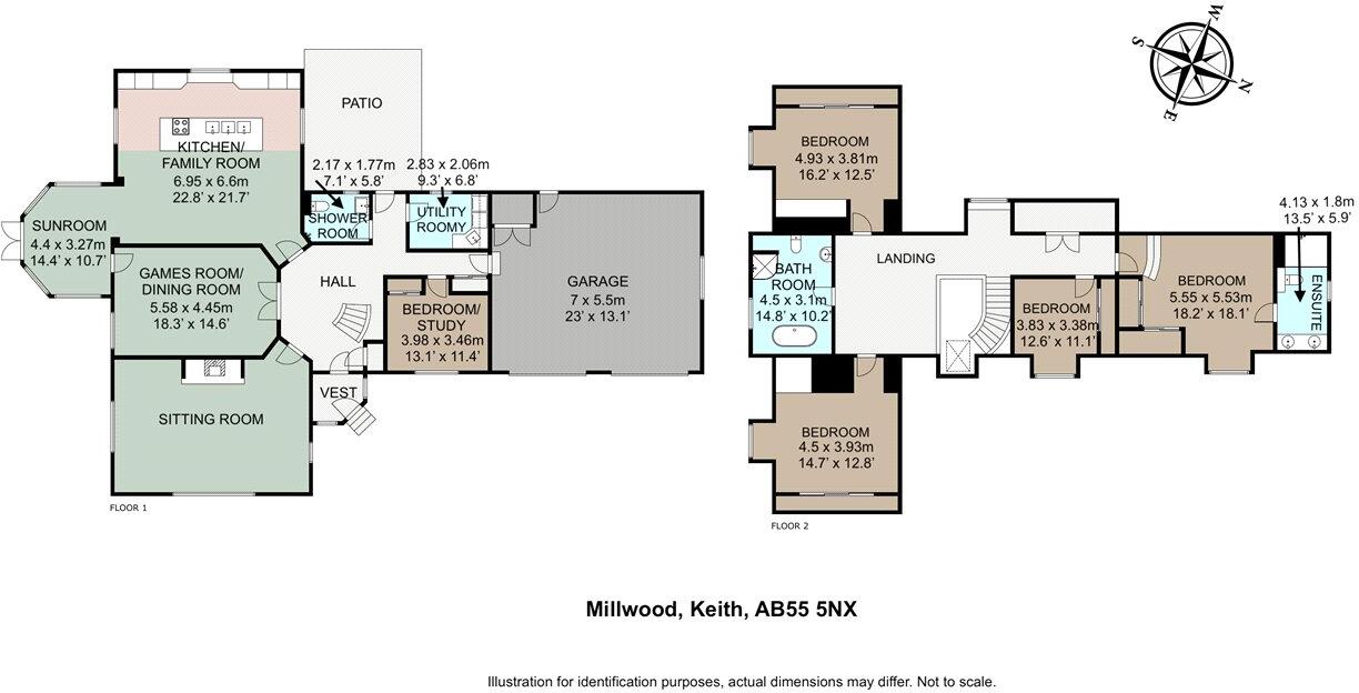 Millwood, Coldhome, Keith, Moray, AB55 floorplan