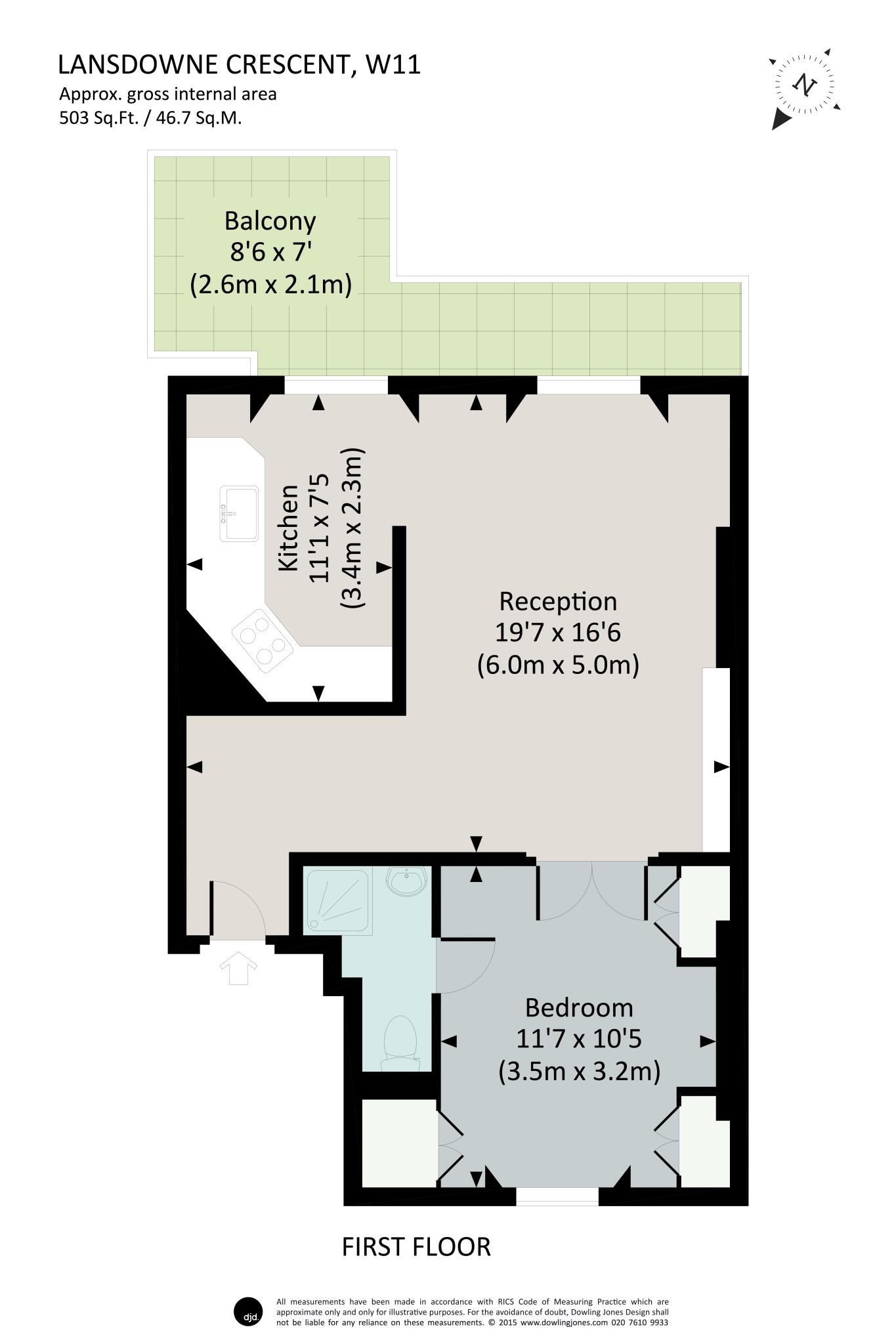 Lansdowne Crescent, London, W11 floorplan