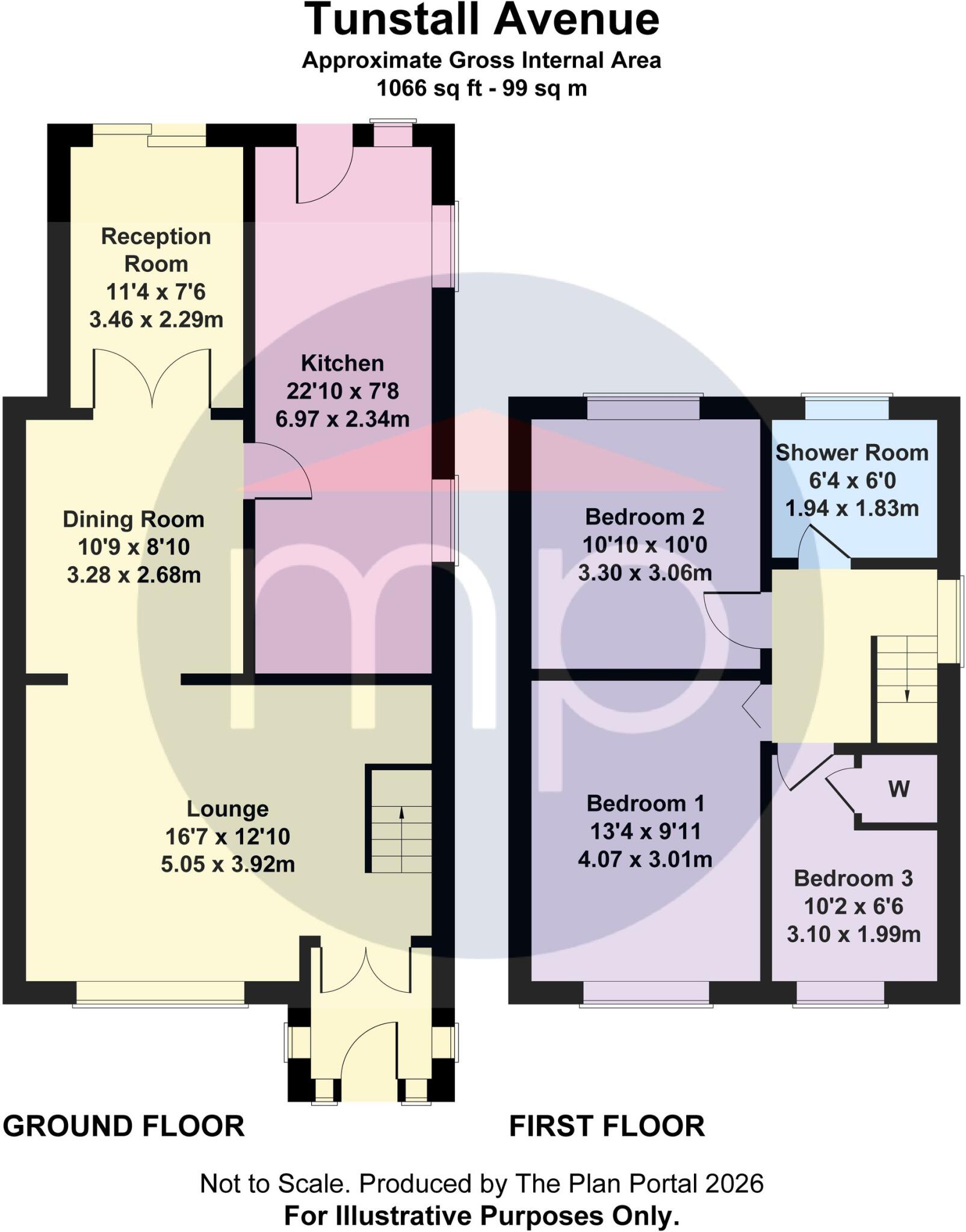 Tunstall Avenue, Billingham, TS23 floorplan