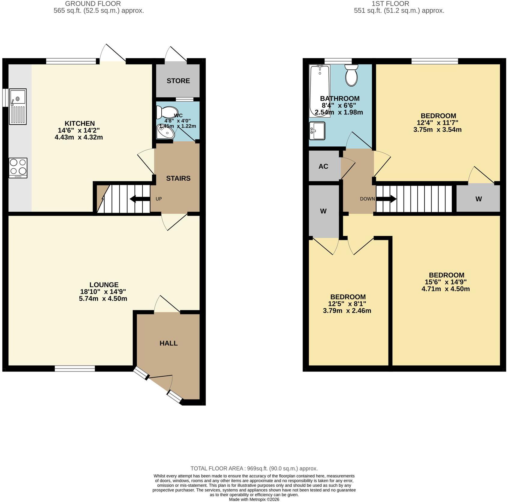 56, Pageant Drive, Telford, TF4 floorplan