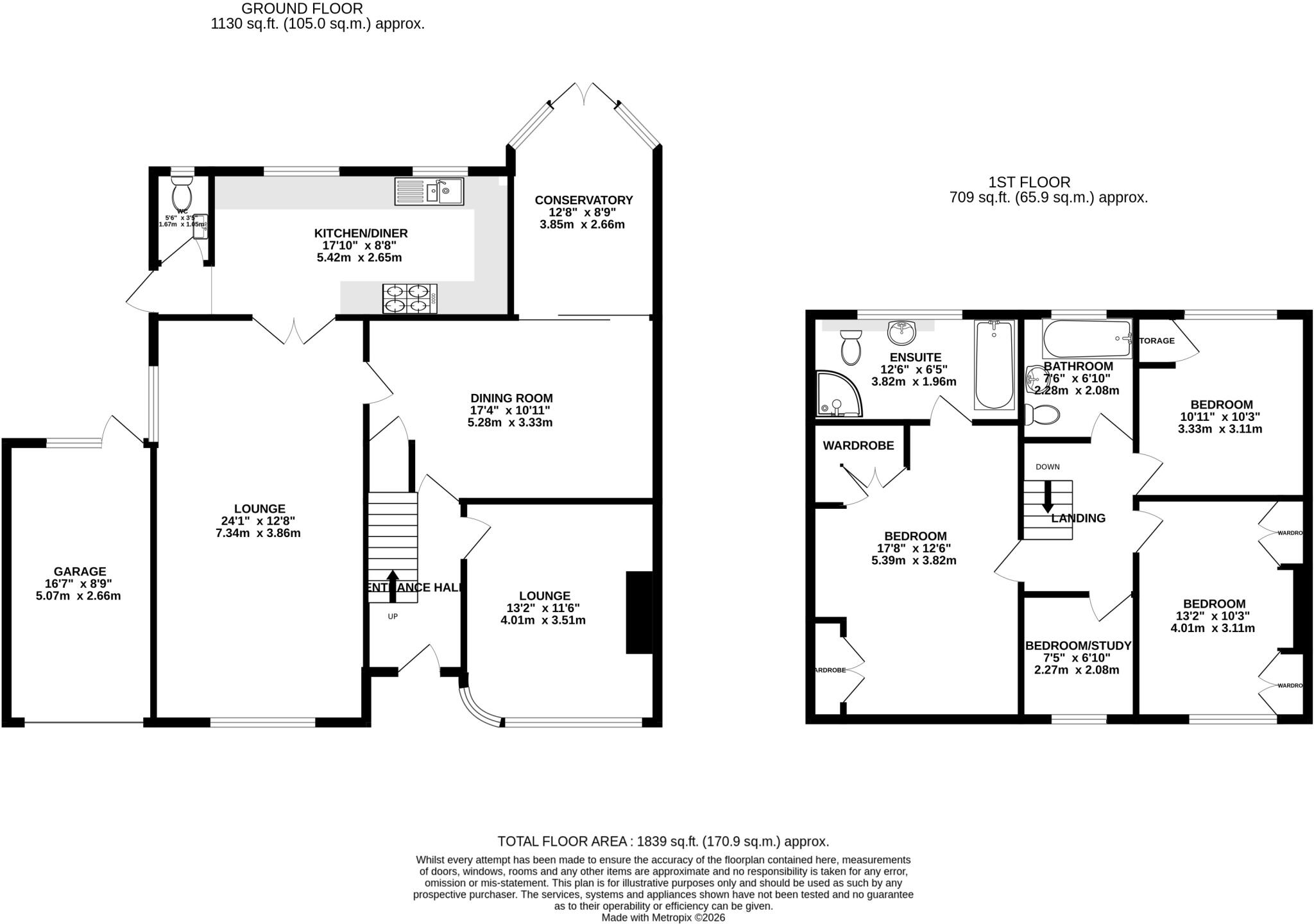 Kingshill Avenue, St. Albans, Hertfordshire, AL4 floorplan