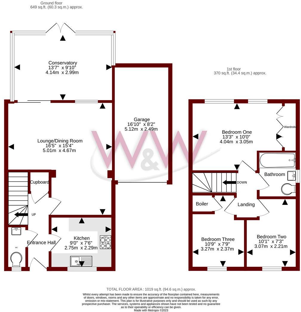 Saffron Way, Whiteley floorplan