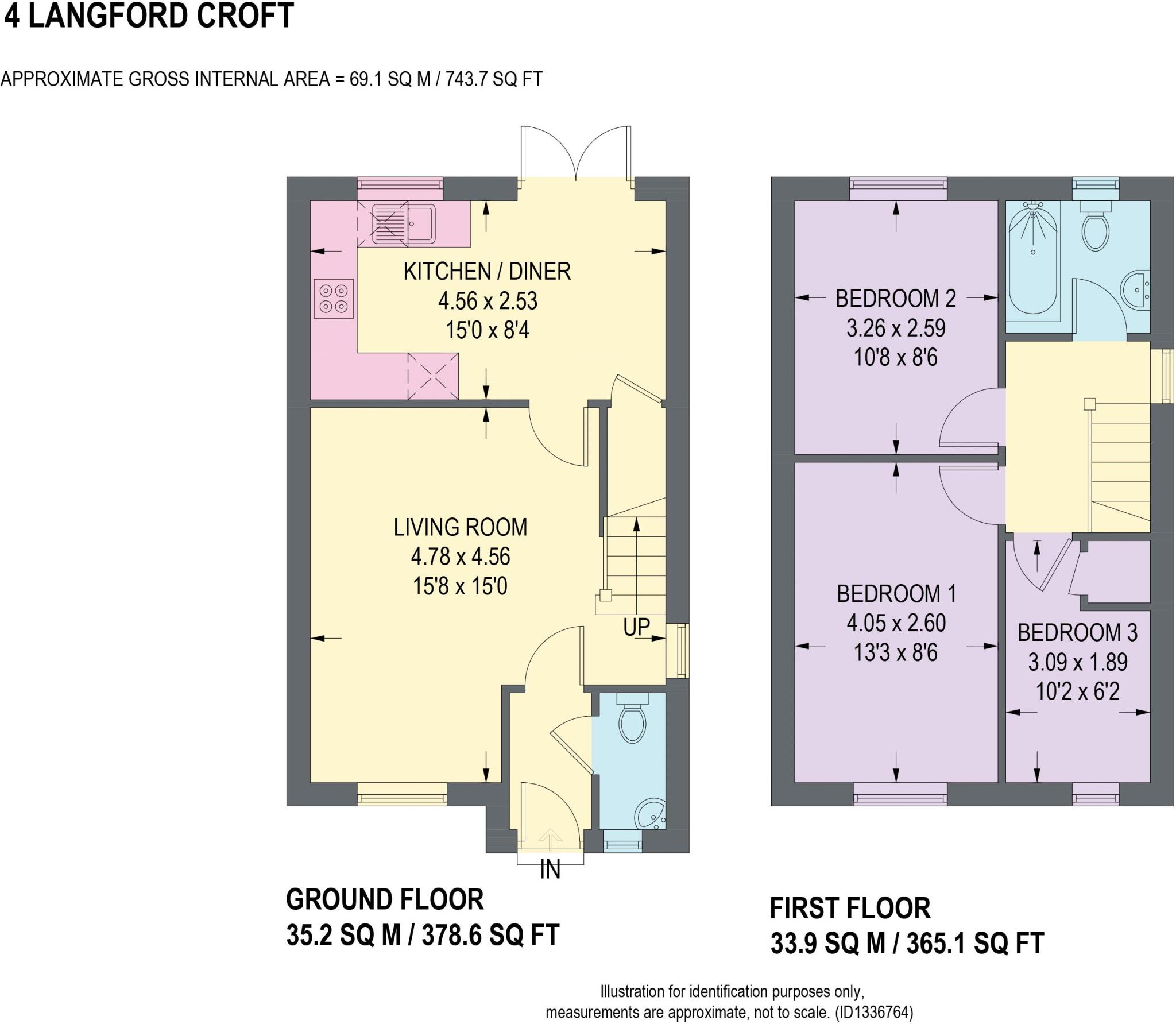 Langford Croft, Chesterfield, S40  floorplan