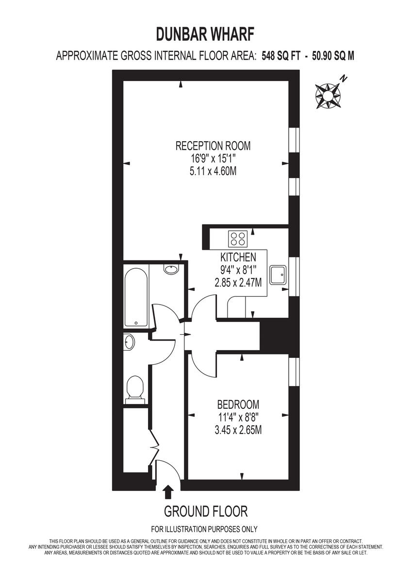 Dunbar Wharf, Narrow Street, London, E14 floorplan