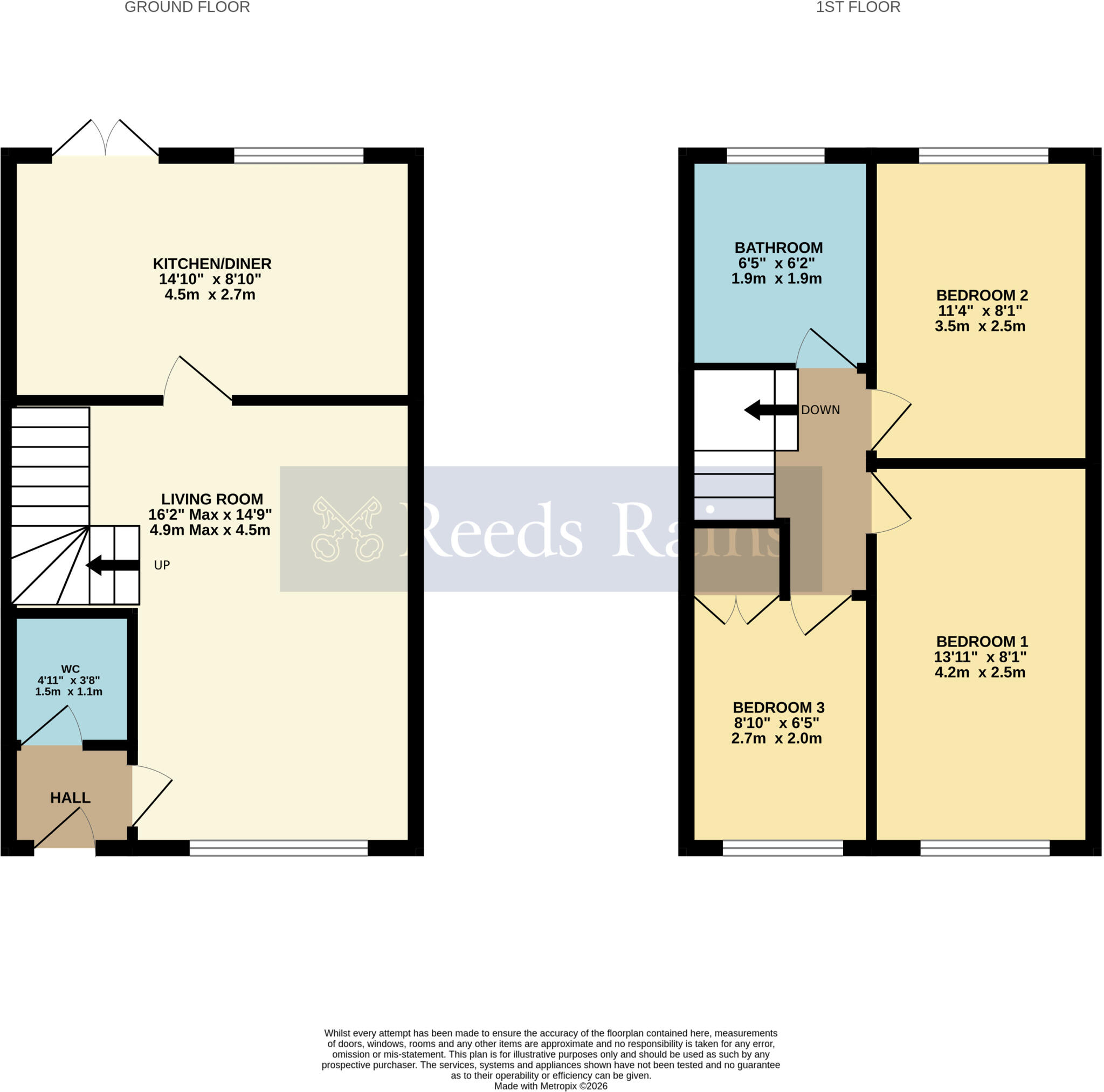 Pippin Croft, Evesham, Worcestershire, WR11 floorplan