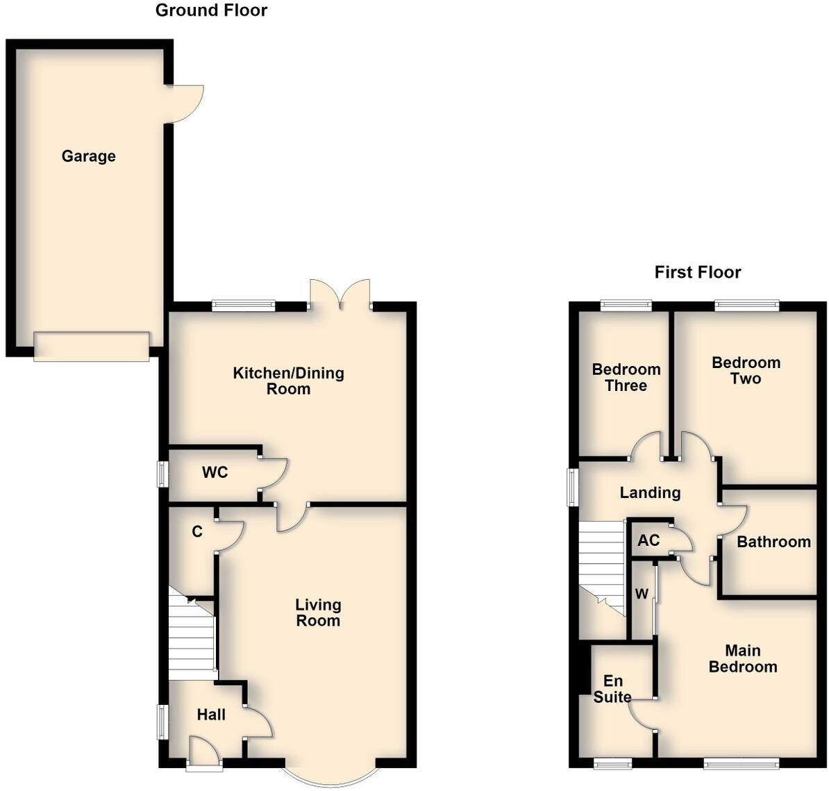 Lathkill Street, Market Harborough, LE16 9EY floorplan