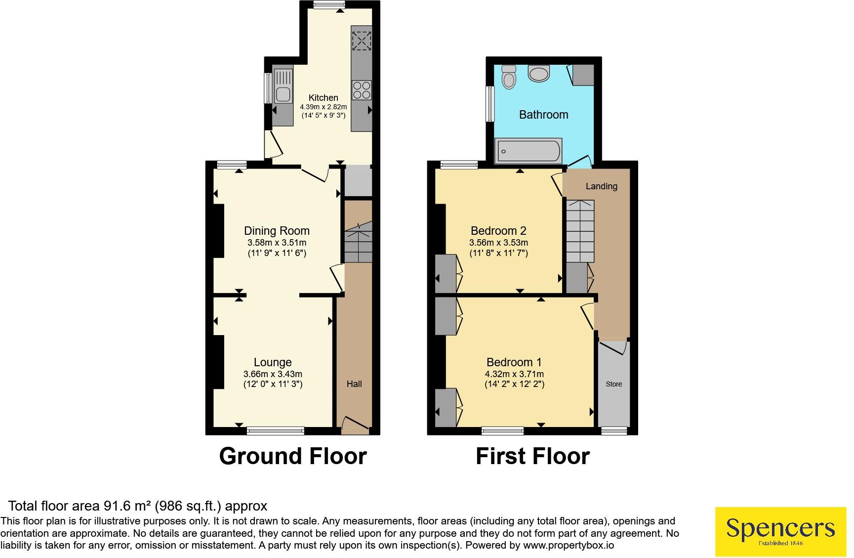 White Street, Kibworth Beauchamp, Leicester, Leicestershire, LE8 floorplan