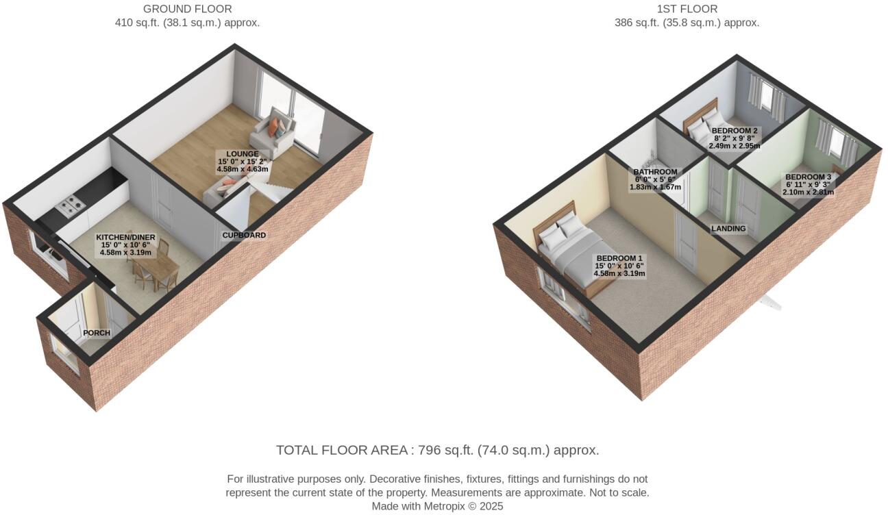 April Court, Liversedge, West Yorkshire, WF15 floorplan