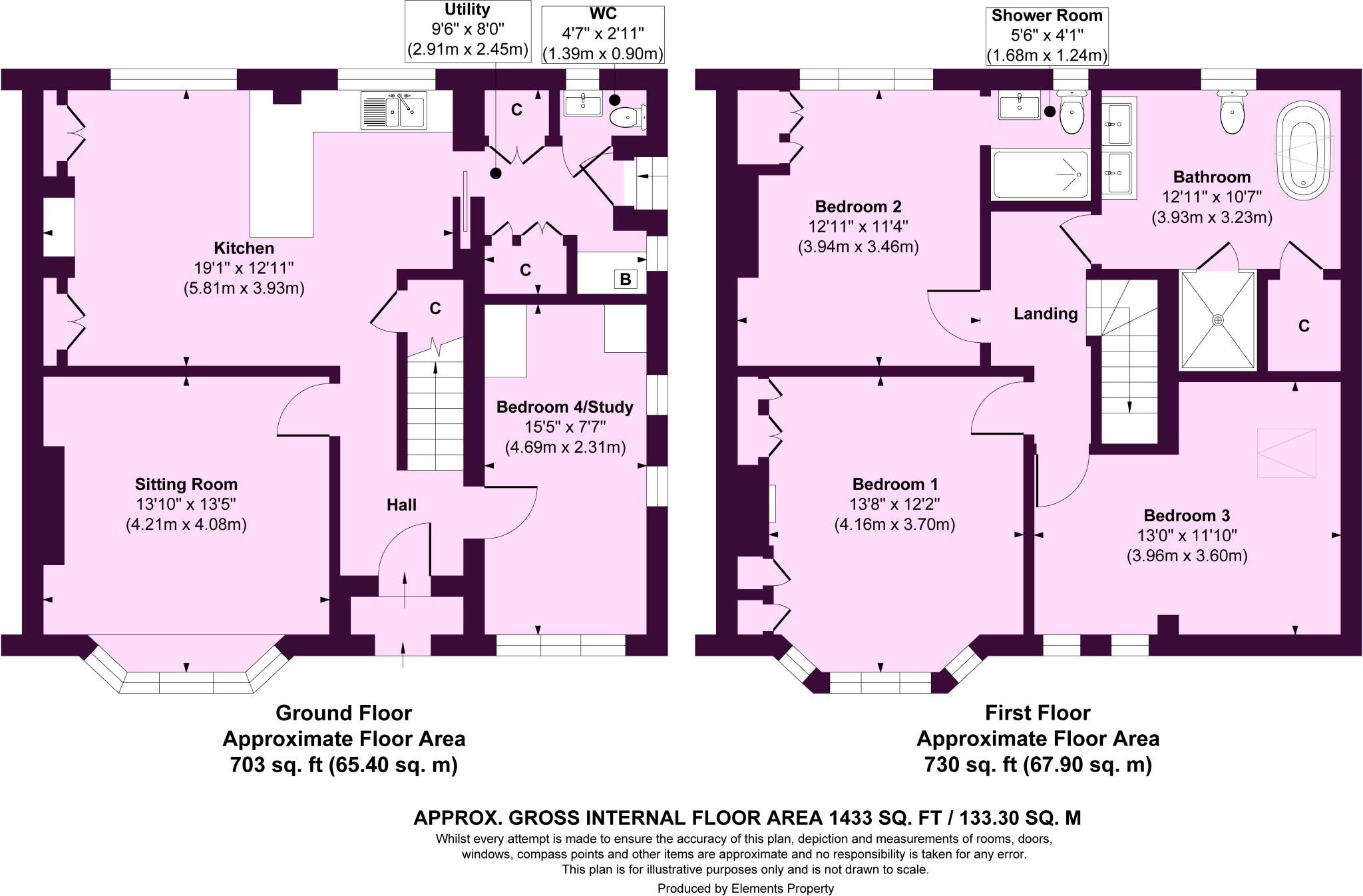 19, Tyning End, Bath floorplan