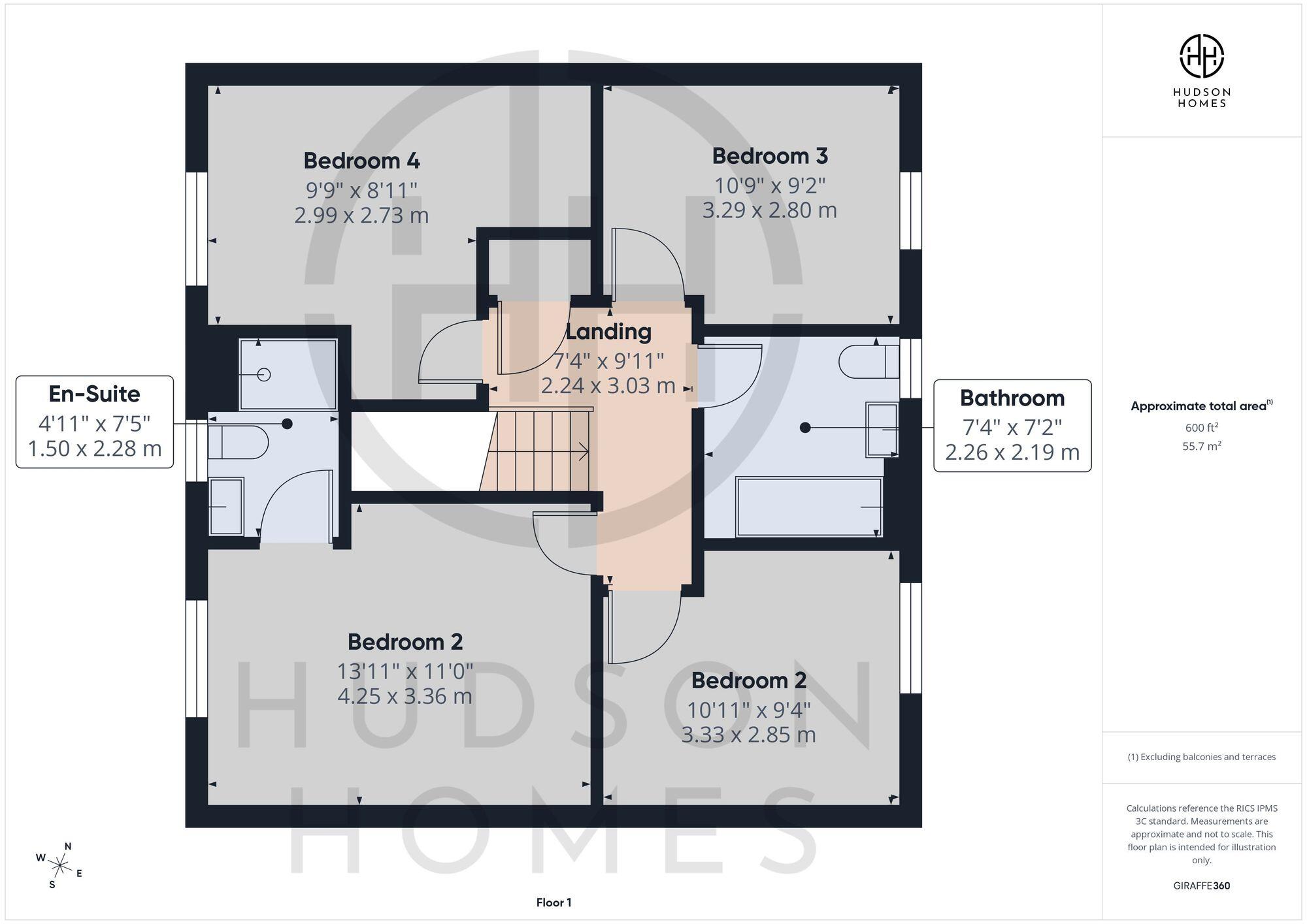 New Hall Crescent, Great Haddon, PE7 floorplan