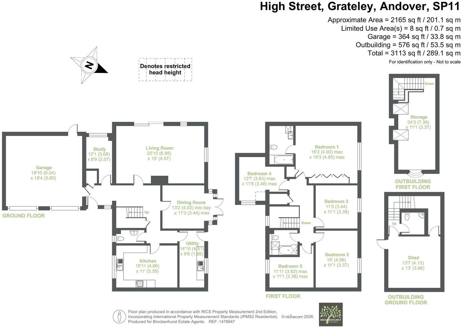 High Street, Grateley, Andover, SP11 8QX floorplan