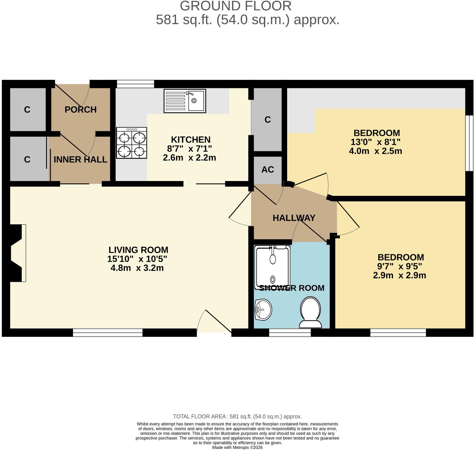 27, Brackenhurst, Ranelagh Road, Malvern, Worcestershire, WR14 1EL floorplan