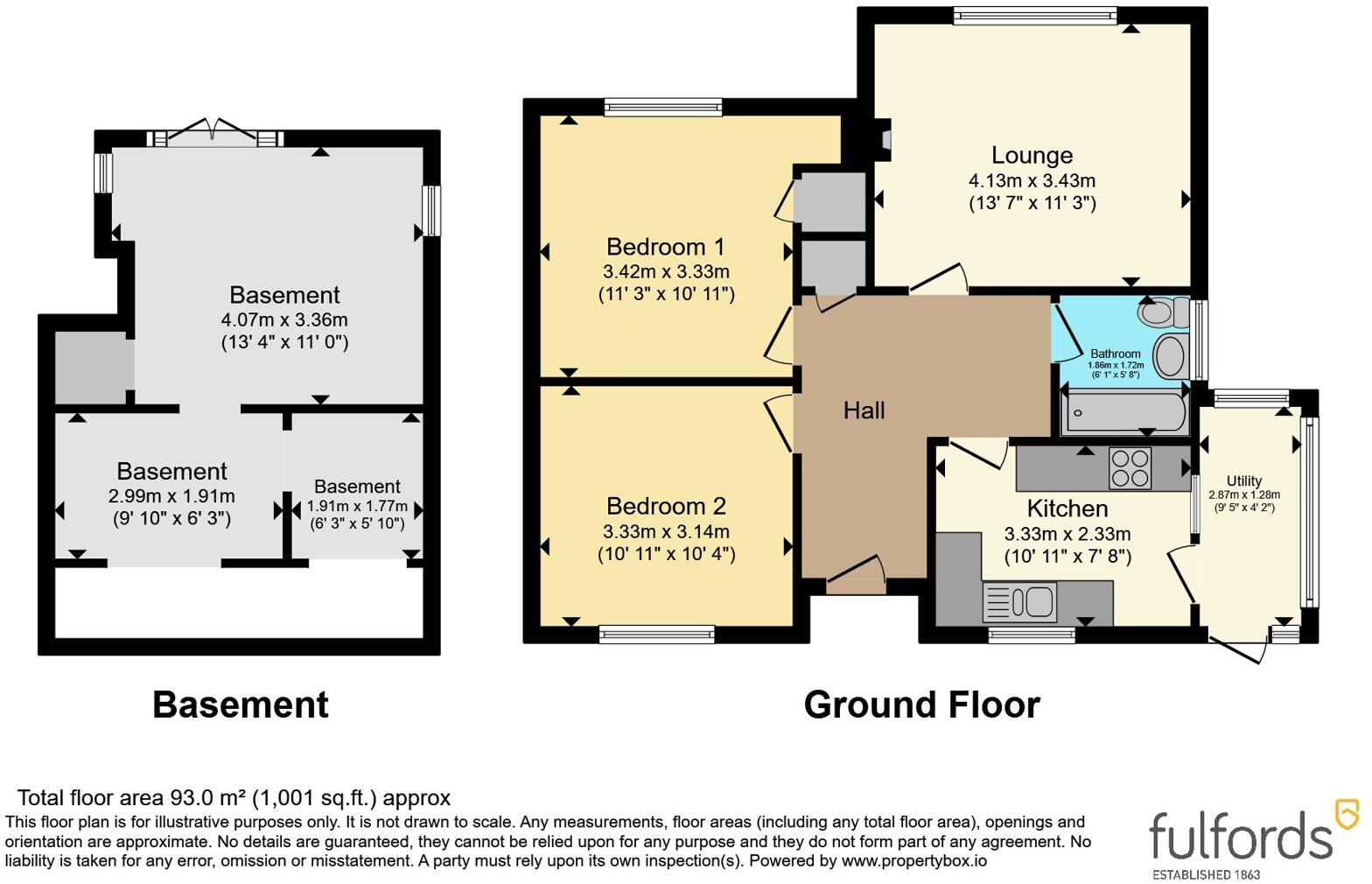 Pines Road, Paignton, Devon, TQ3 floorplan