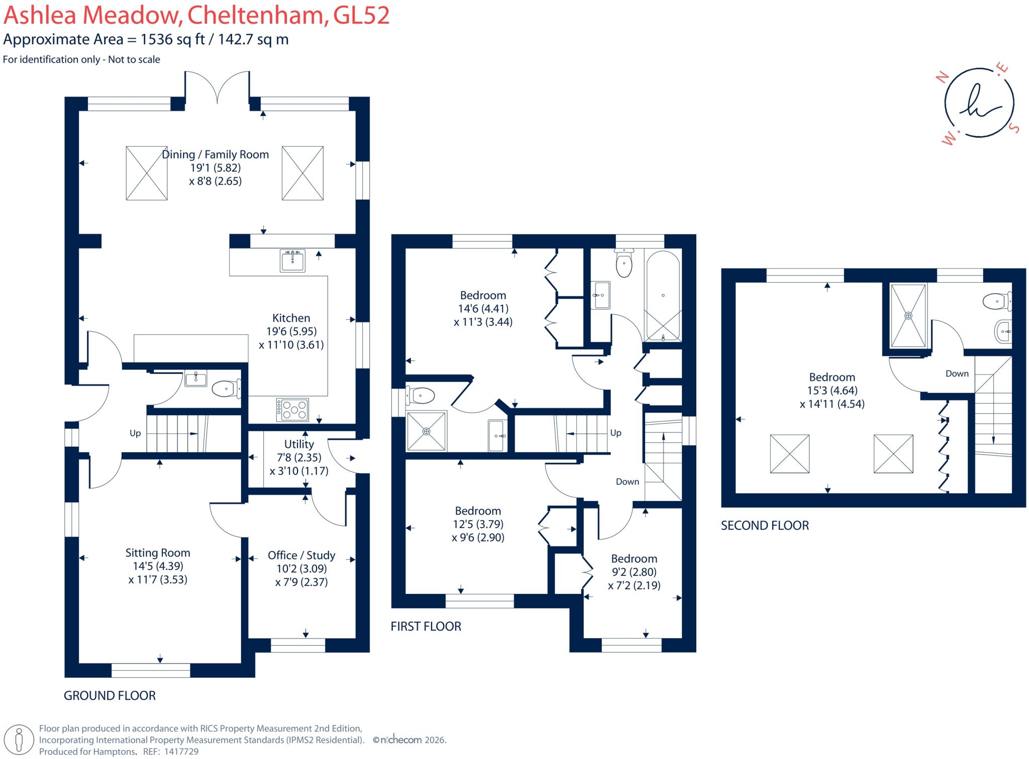Ashlea Meadow, Bishops Cleeve, Cheltenham, GL52 floorplan