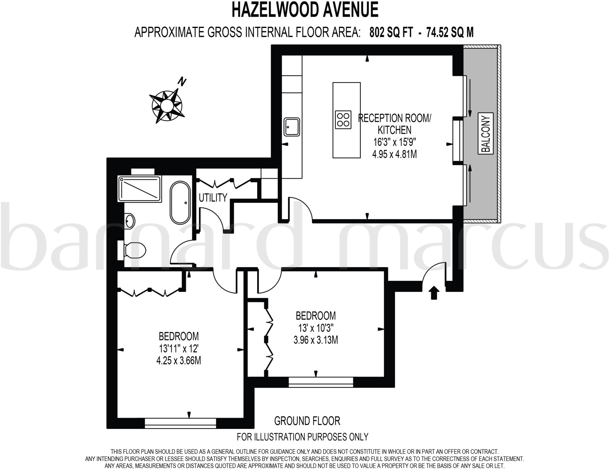 Hazelwood Avenue, MORDEN floorplan