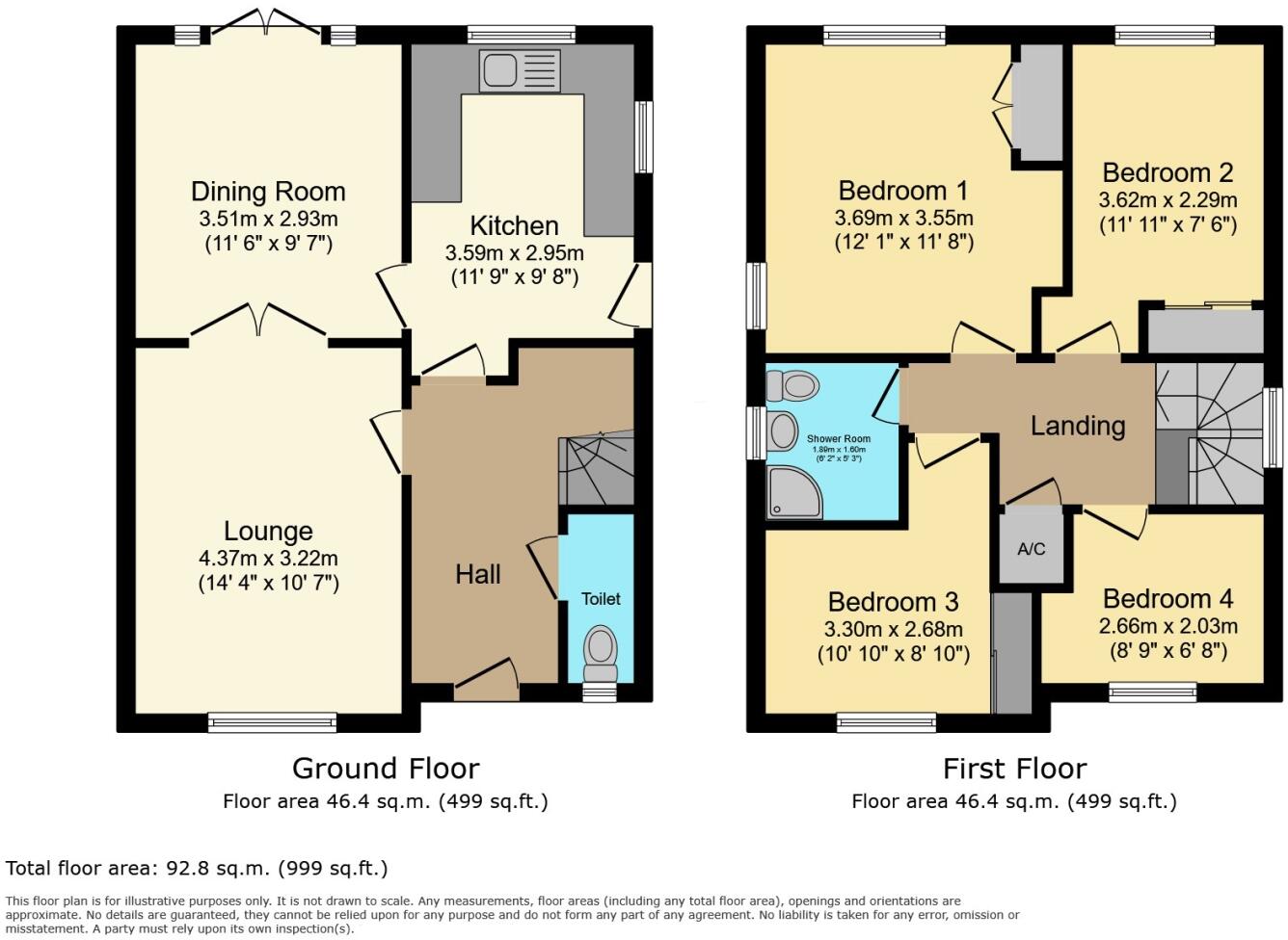 Teal Grove, Wednesbury floorplan