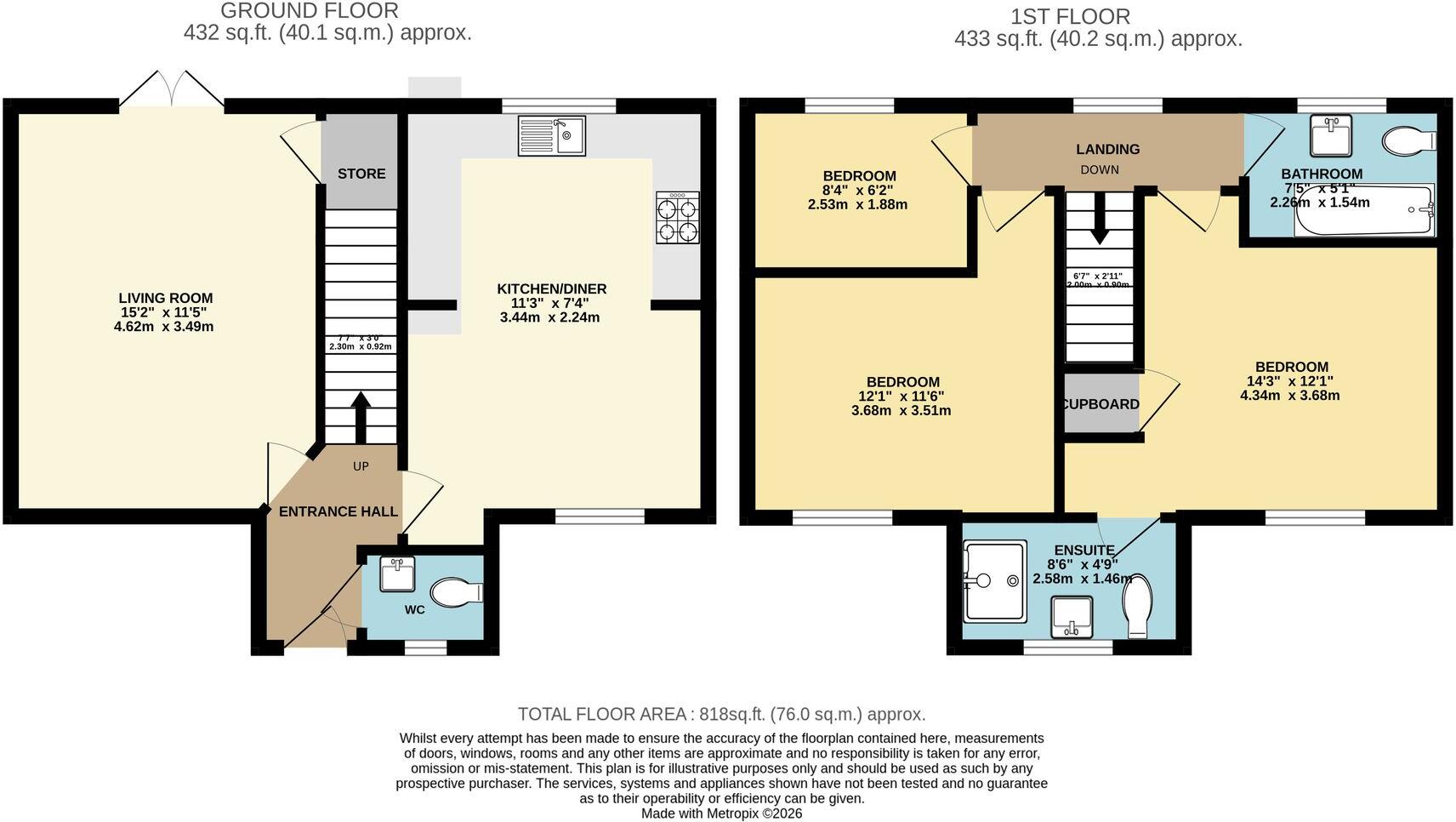 7, The Bache, Lightmoor Village, TF4 floorplan