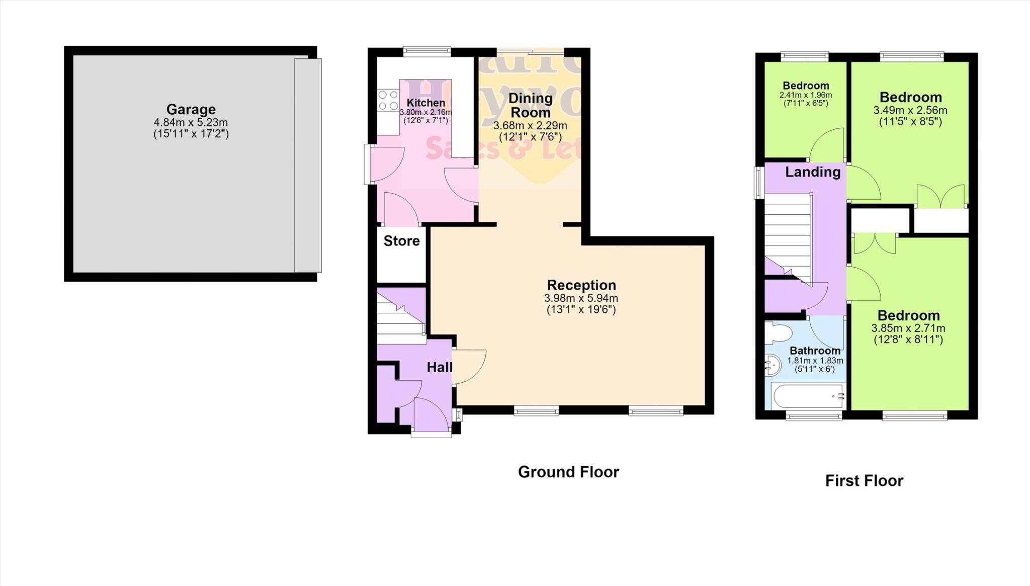 Kennet Drive, Fulwood, Preston floorplan