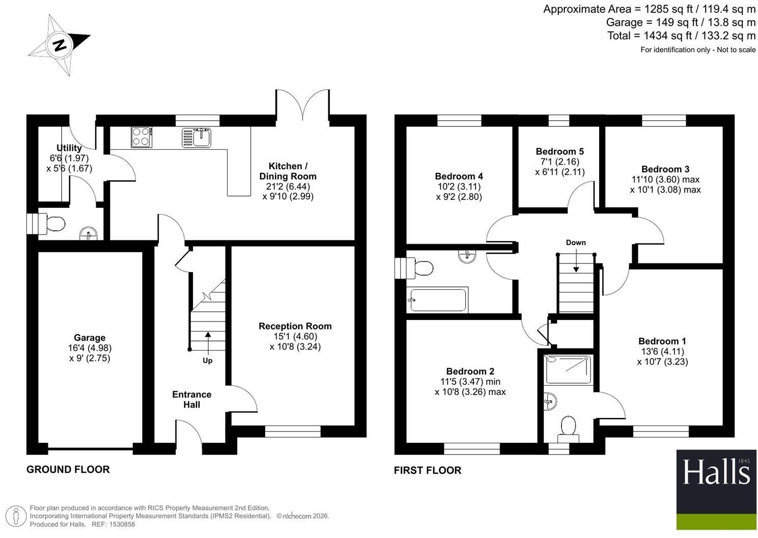 31 Broadhead Drive, Shrewsbury, Shropshire, SY1 4FB floorplan