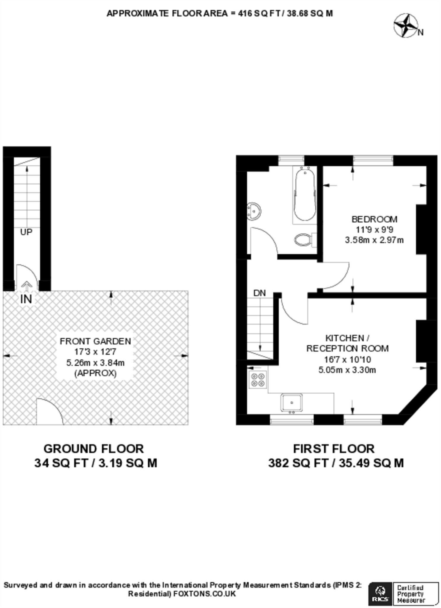Alston Road, Tooting, London, SW17 floorplan