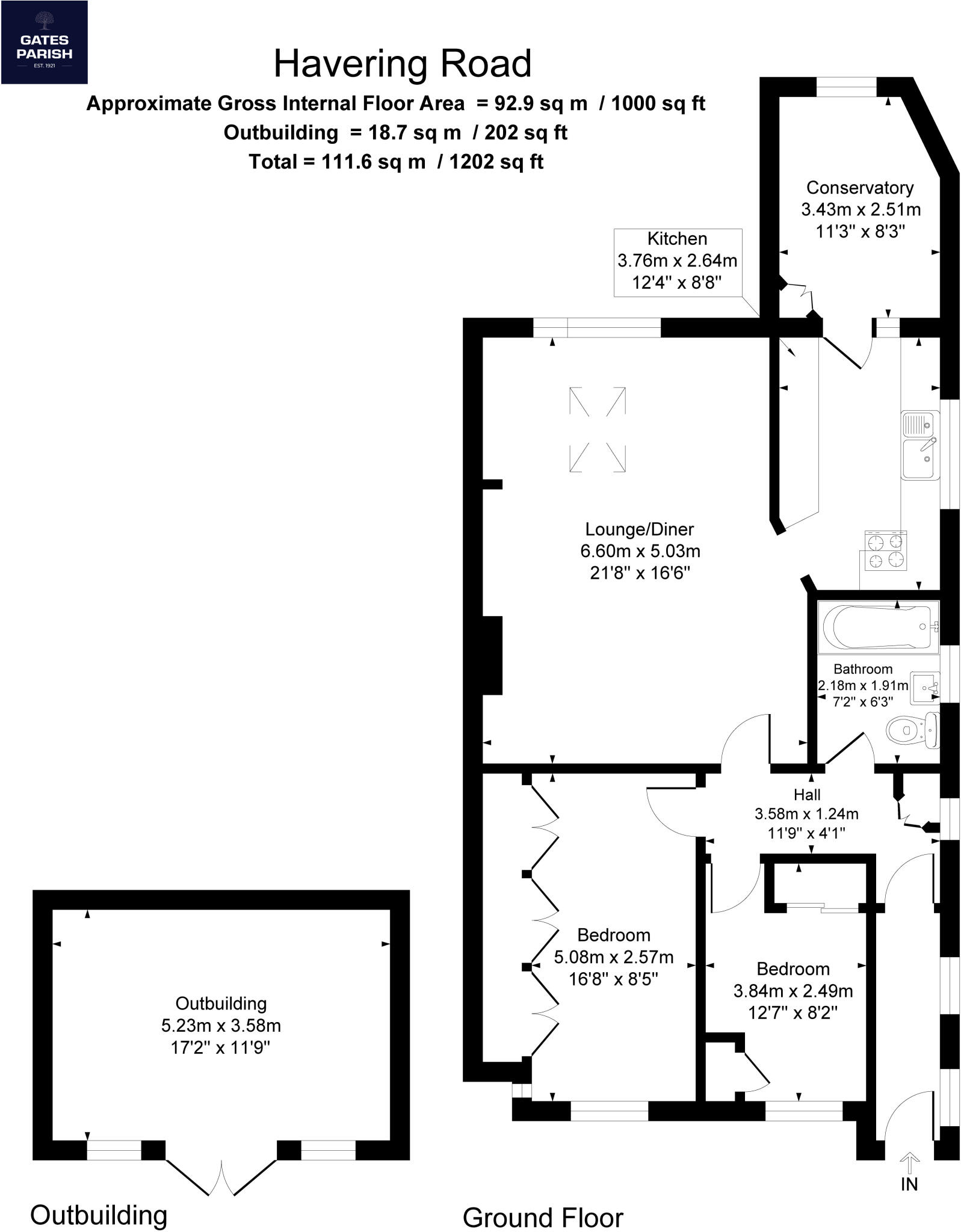 Havering Road, Romford, RM1 floorplan