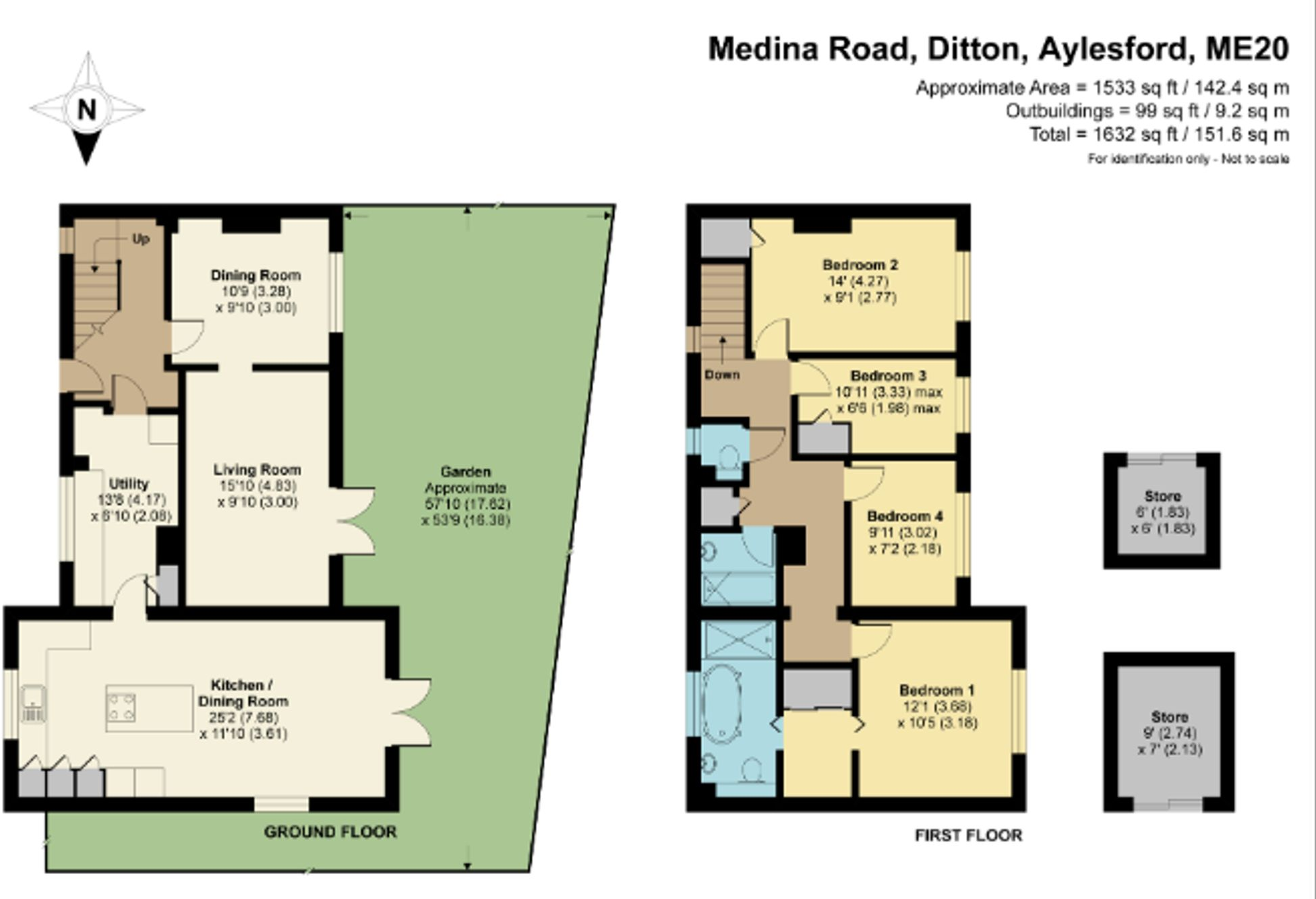 Medina Road, Ditton, ME20 floorplan