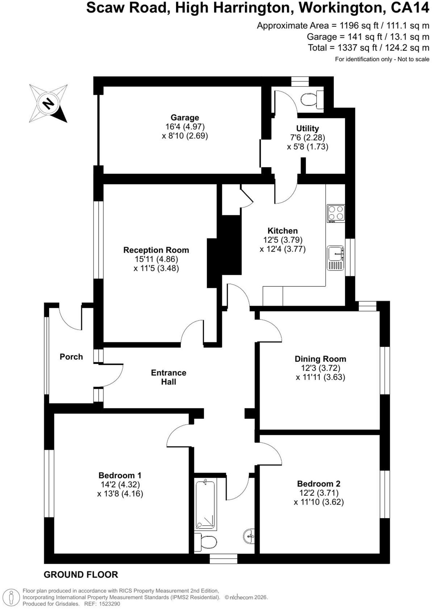 Scaw Road, High Harrington, CA14 floorplan