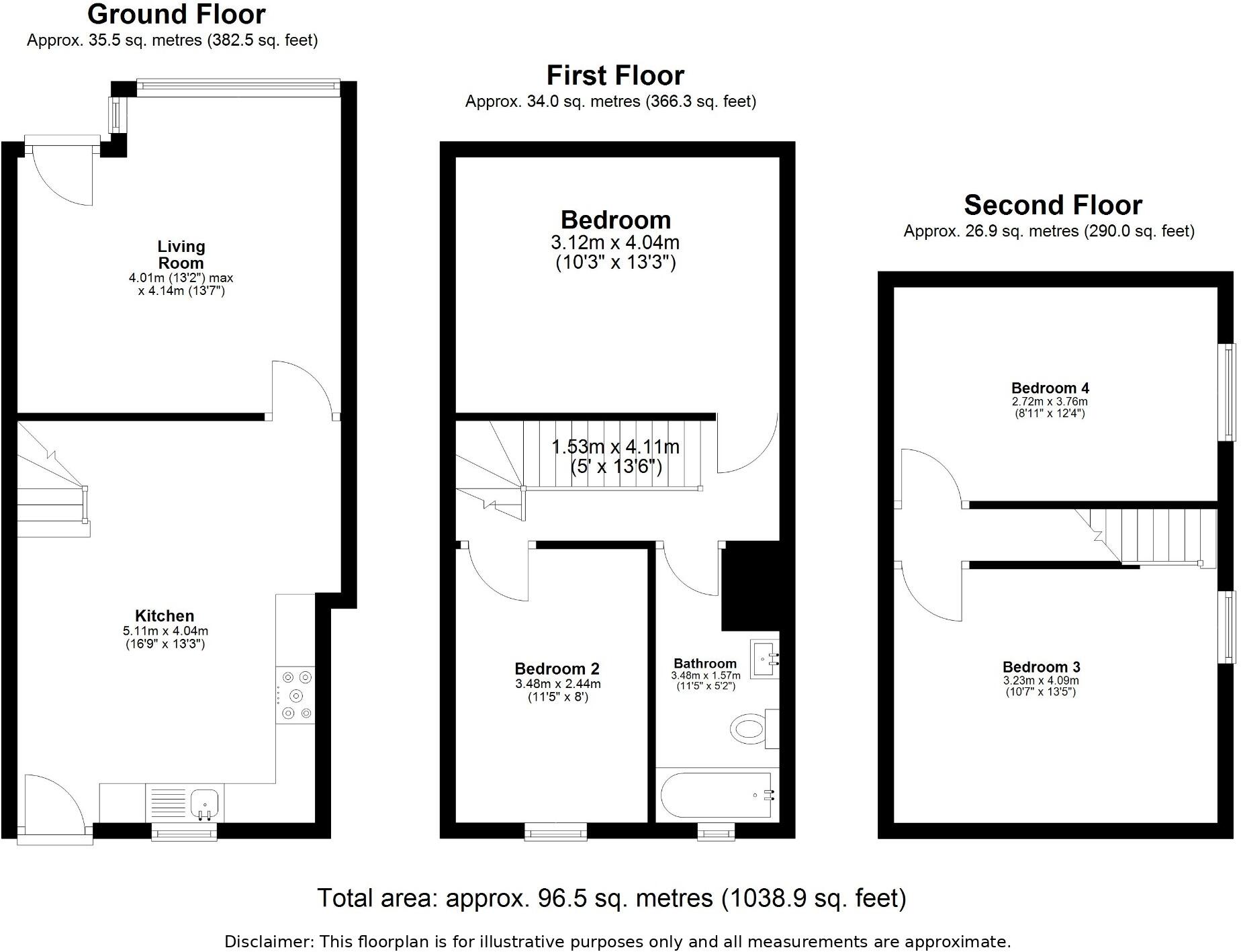 Paley Road, Bradford floorplan