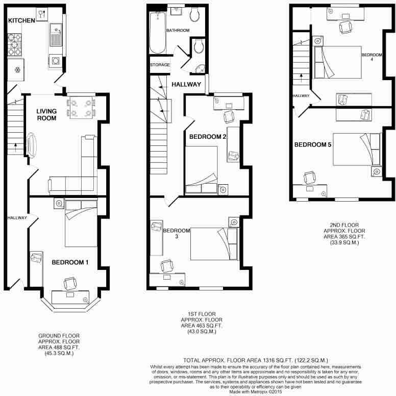 Newstead Grove, Nottingham, NG1 floorplan