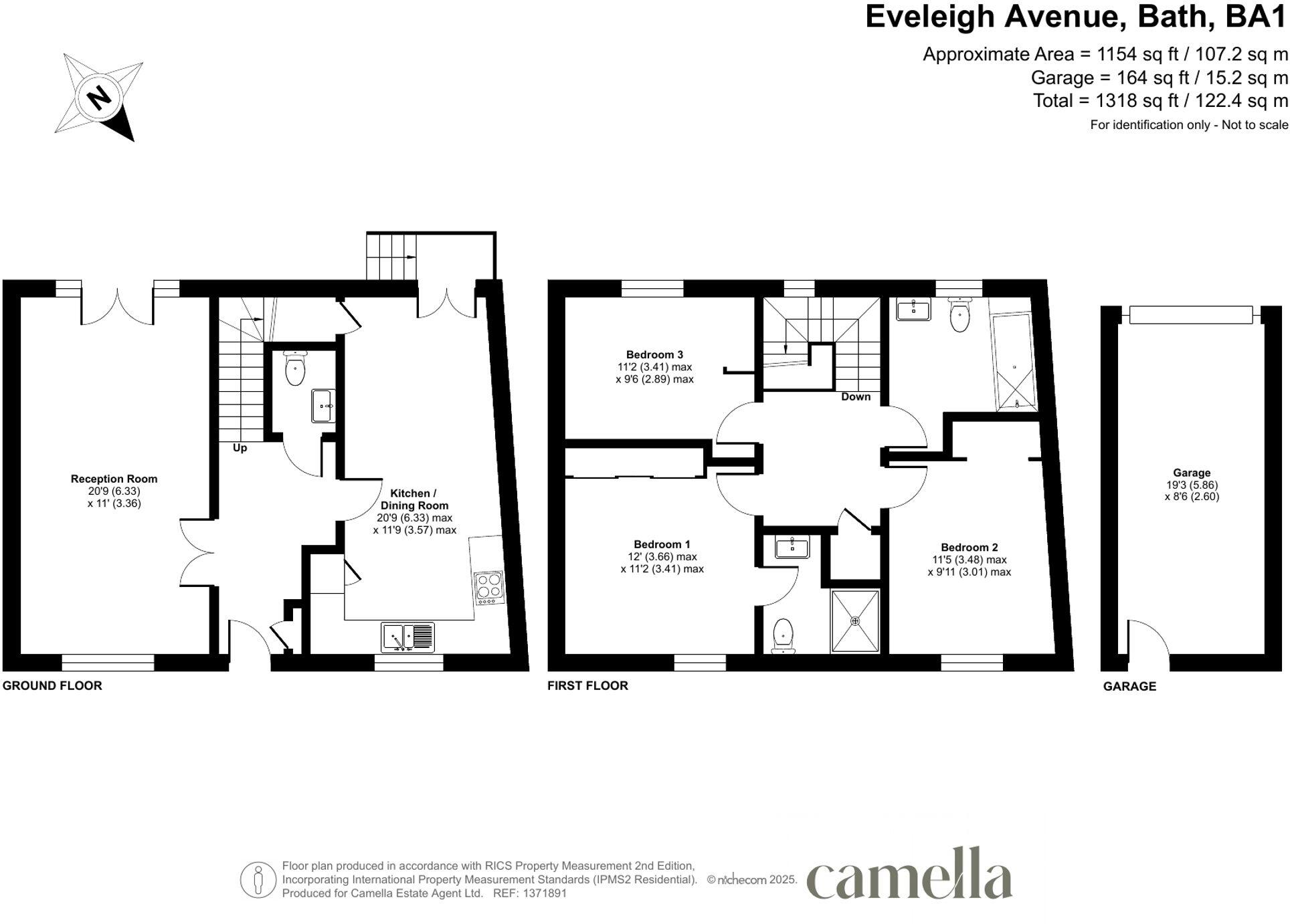 Eveleigh Avenue, Bath, BA1 floorplan