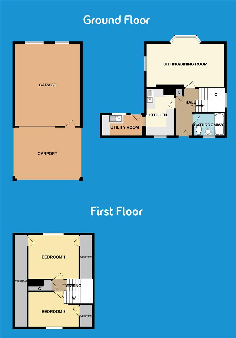 Broad Park, Launceston floorplan