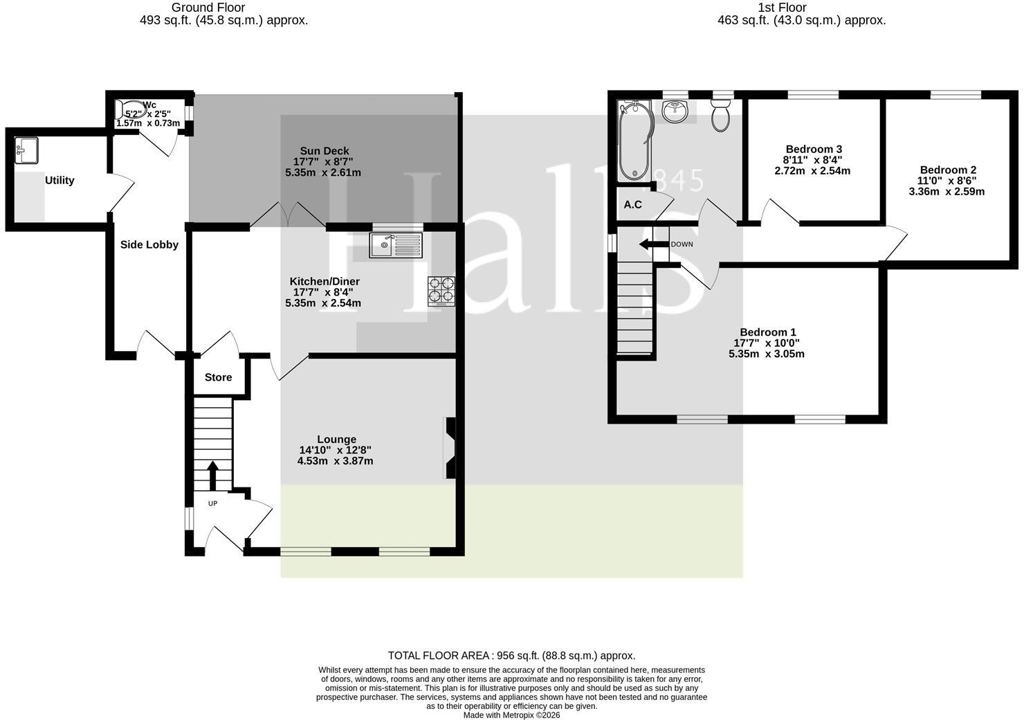 Hawkstone View, Tilstock. floorplan