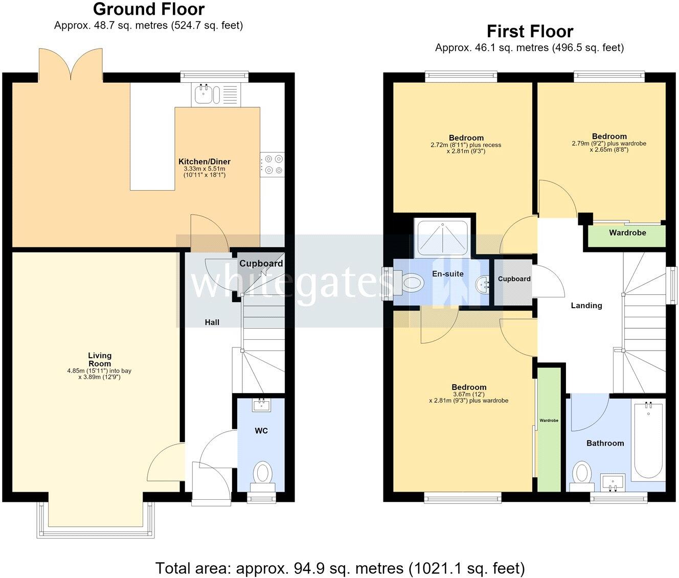 Middleton Drive, Prescot, Merseyside, L35 floorplan