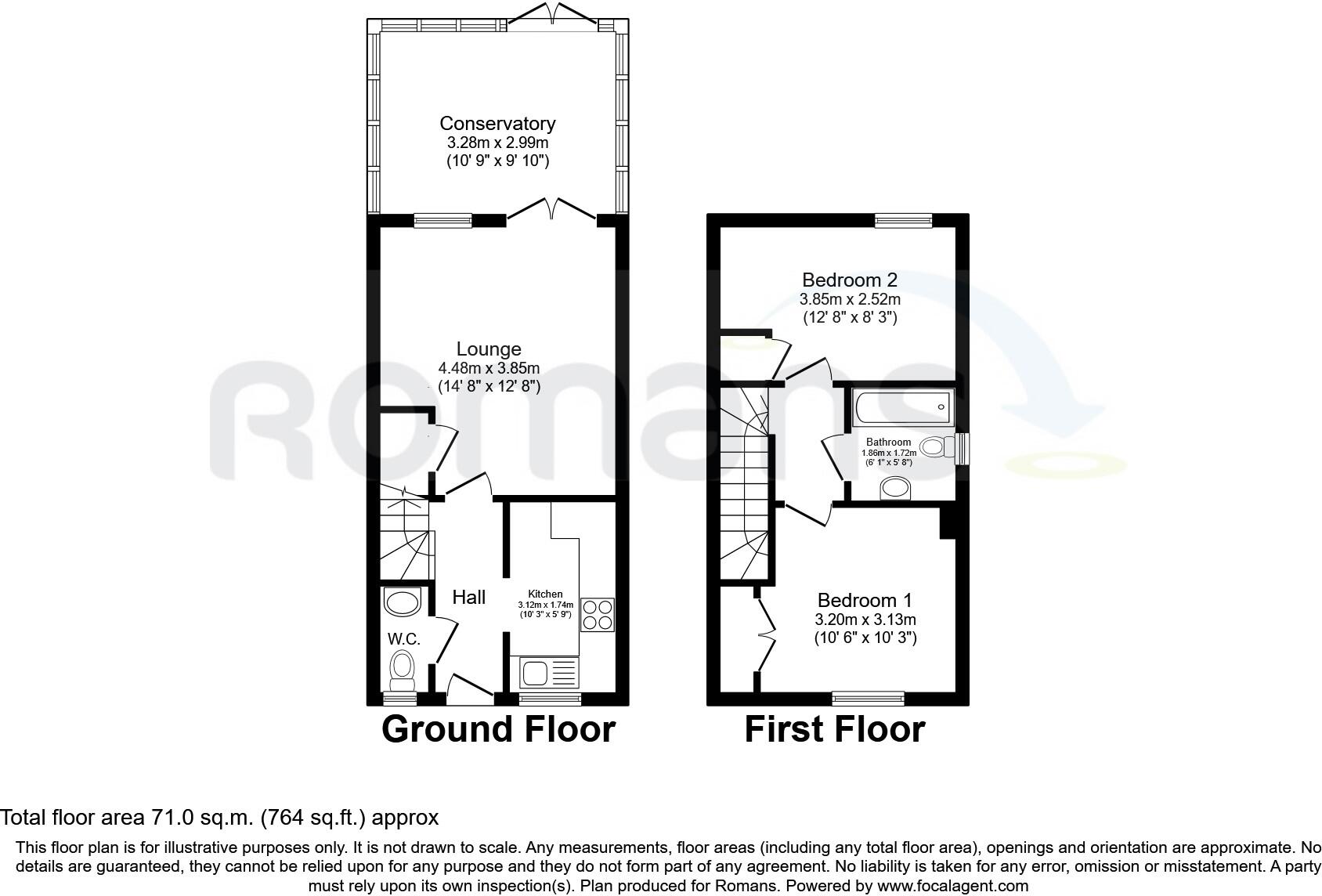 Turbary Road, Fleet floorplan