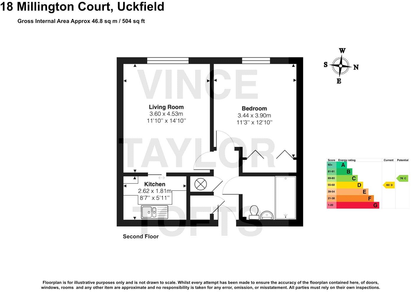 Mill Lane, Uckfield, East Sussex, TN22 floorplan