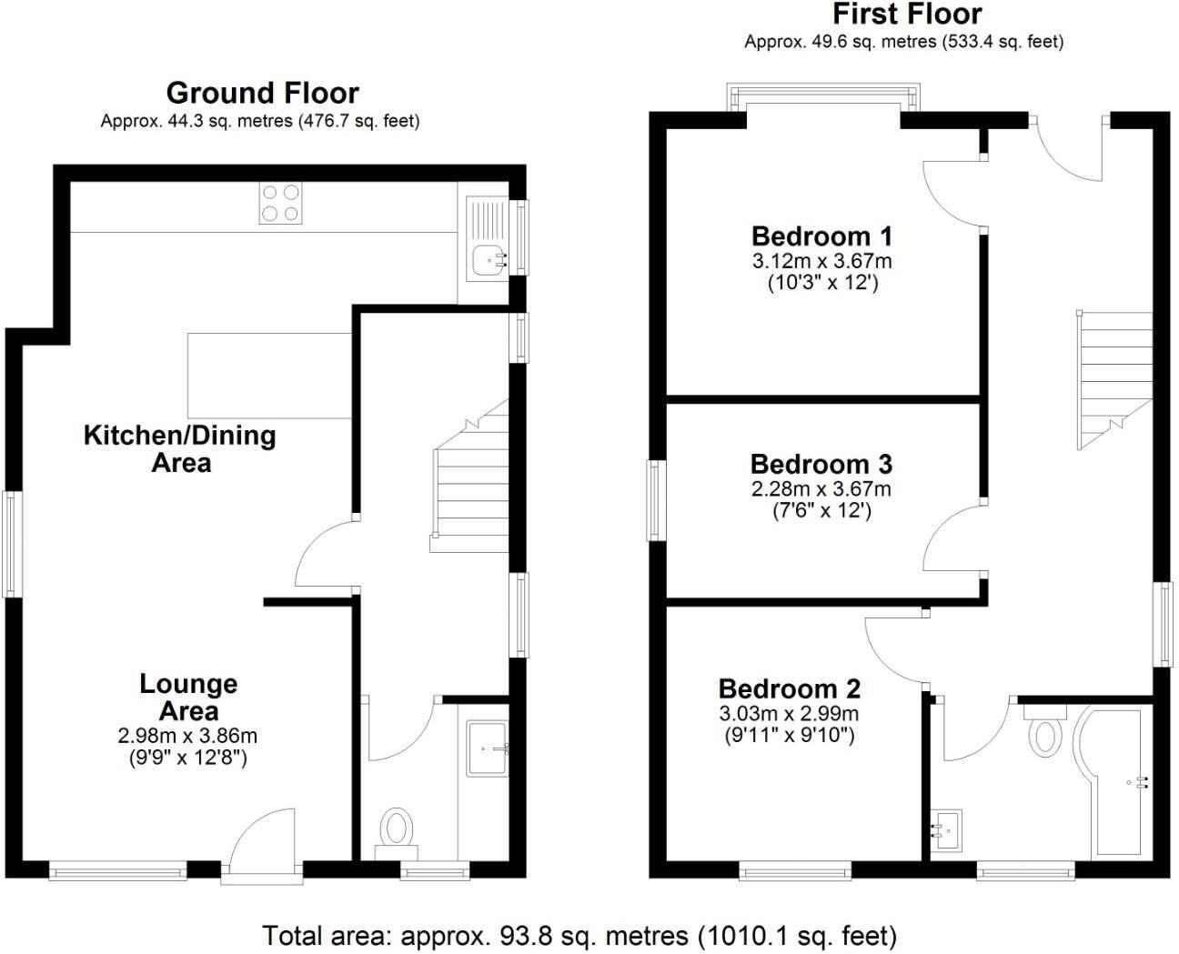 82, Anchor Road, Calne floorplan