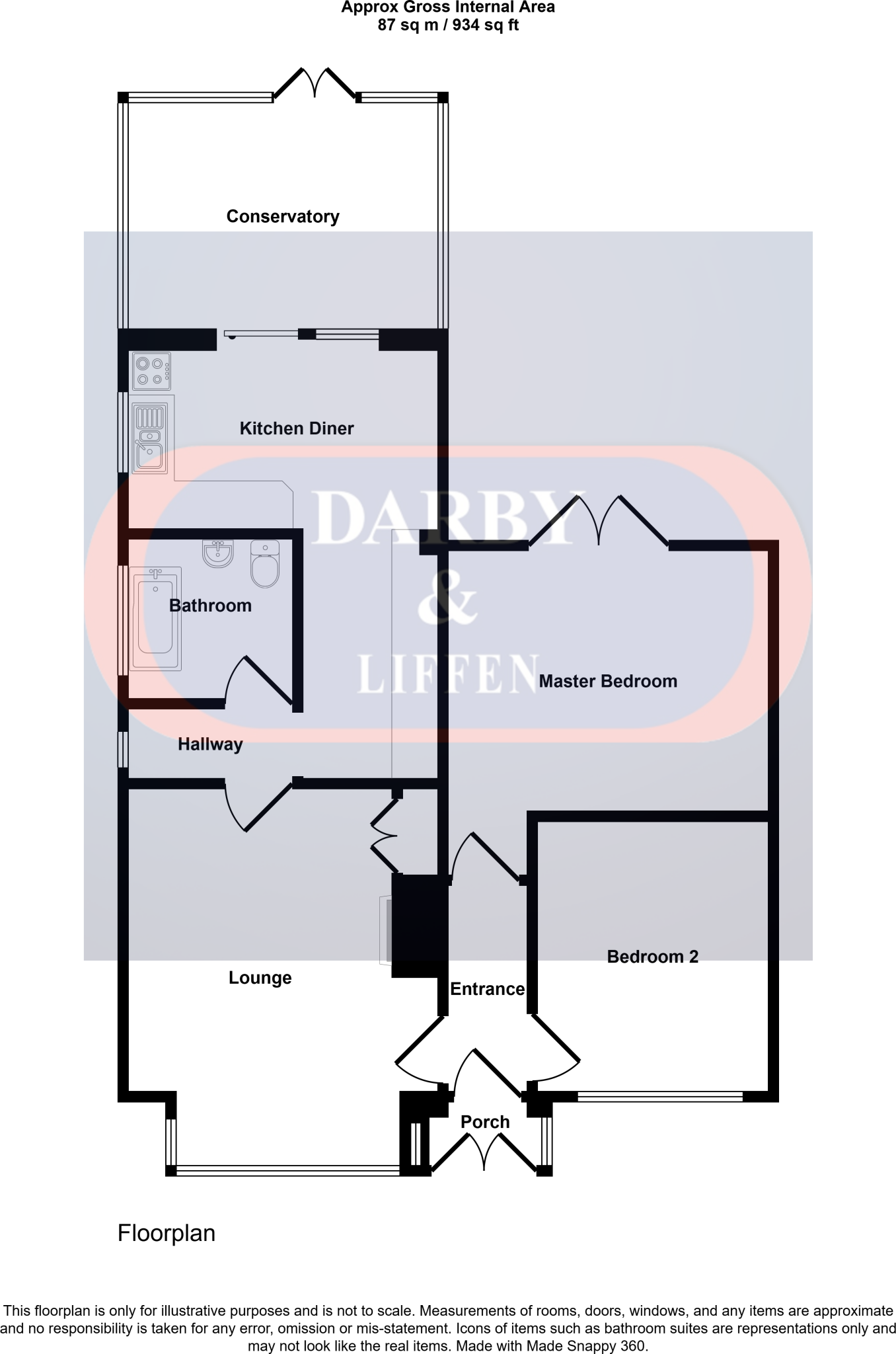 Elm Avenue, Bradwell floorplan