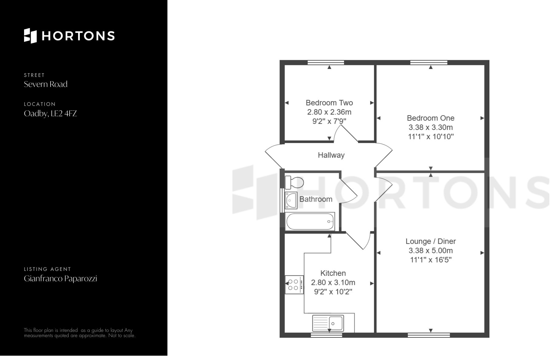 Severn Road, Oadby, LE2 floorplan