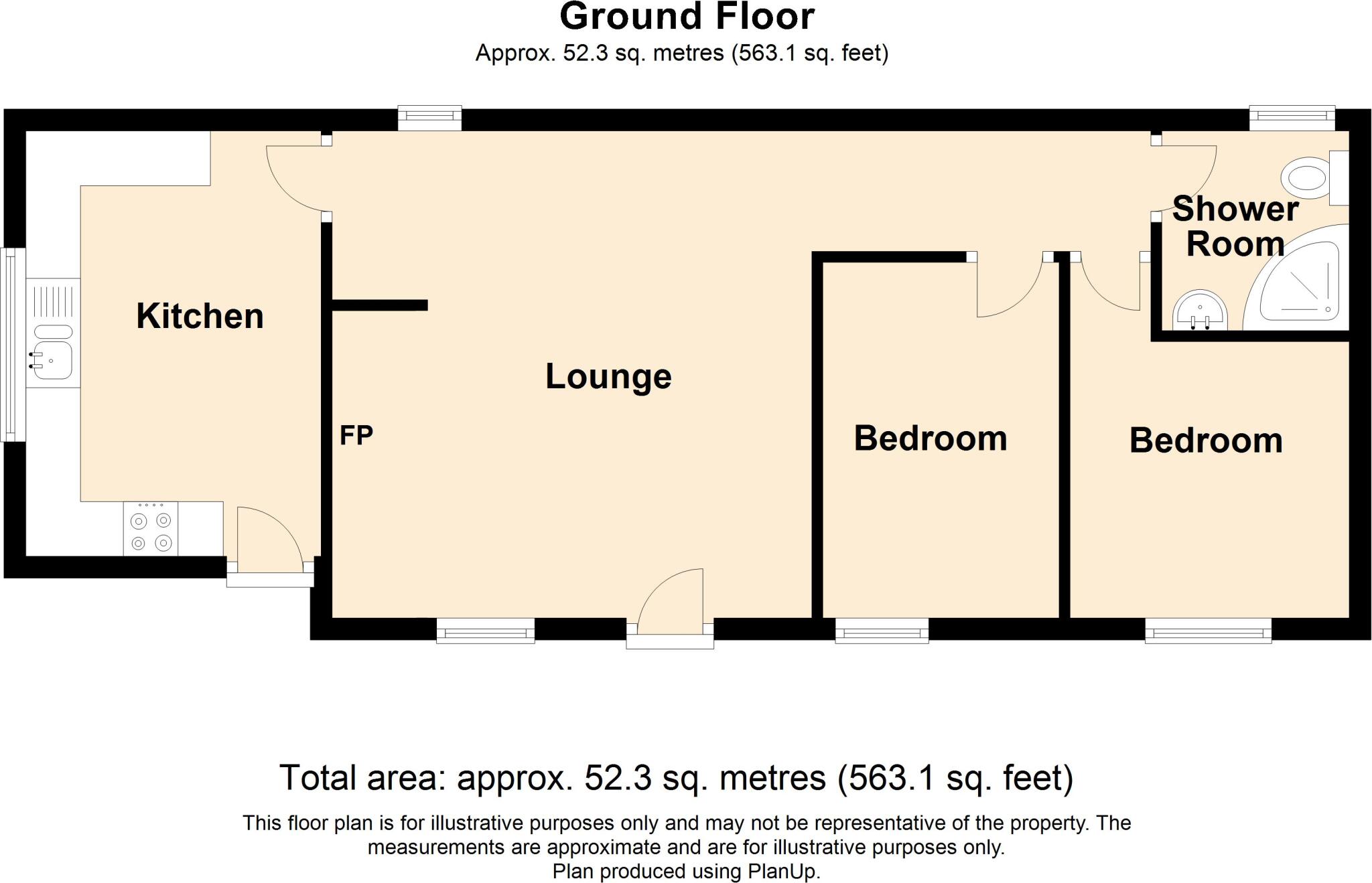 Ffrwd, Bryngwran, Holyhead, Isle Of Anglesey floorplan