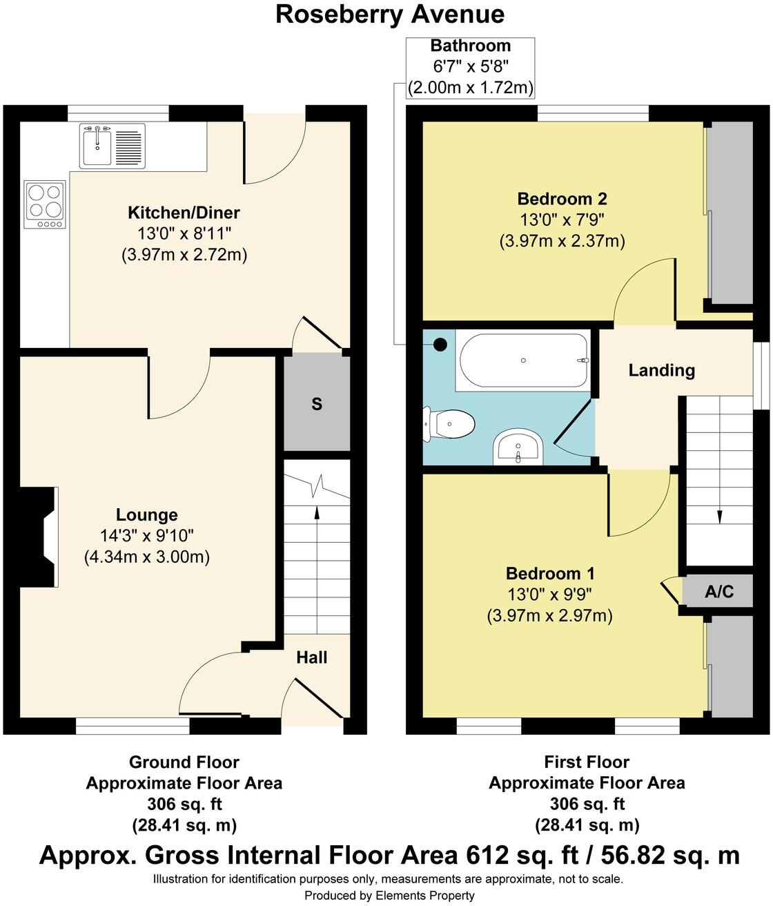 Roseberry Avenue Cottam, Preston PR4 0NF floorplan