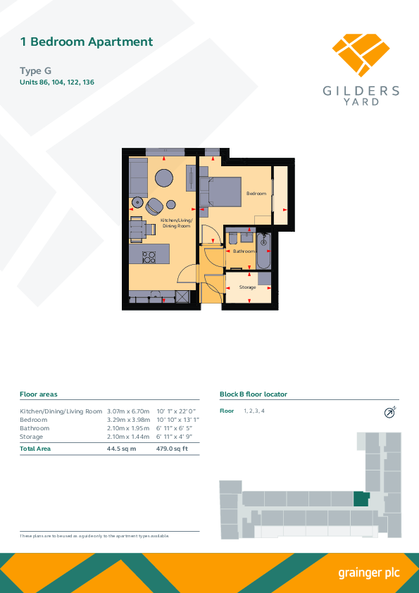 Gilders Yard, Birmingham Birmingham B18 floorplan