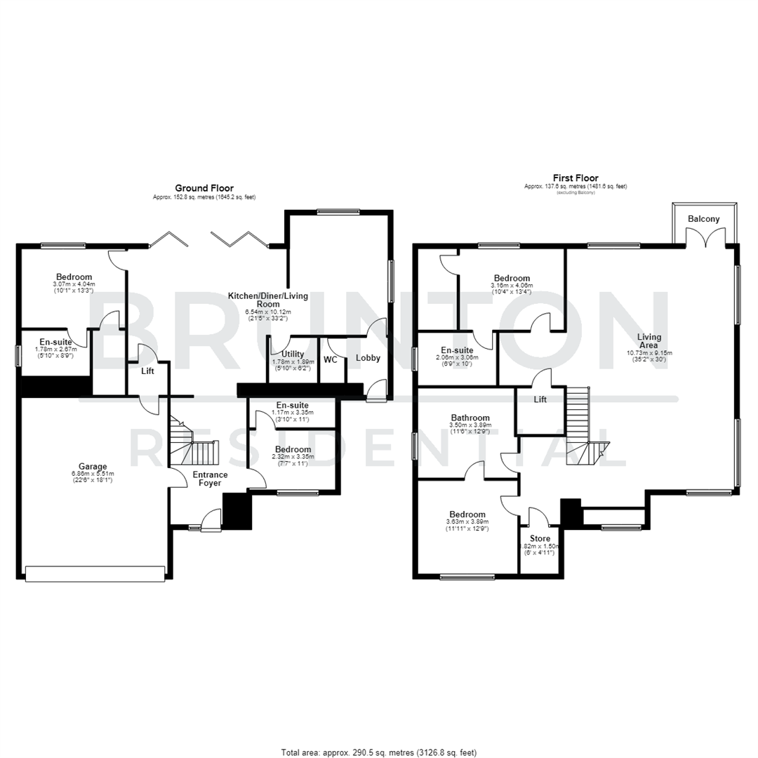 Homedale, Prudhoe, NE42 floorplan