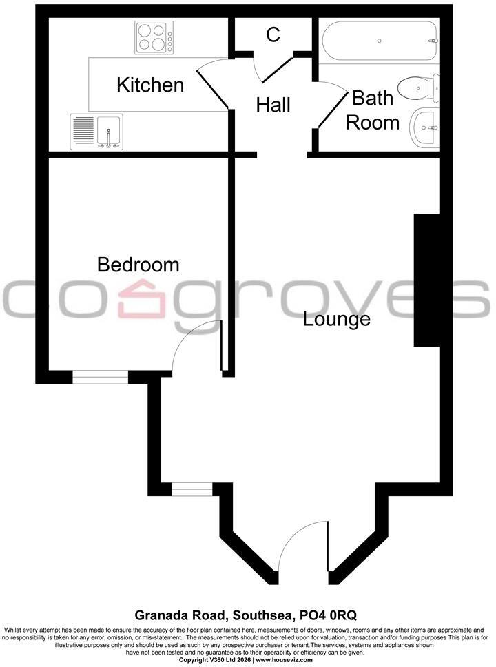 Granada Road, Southsea floorplan