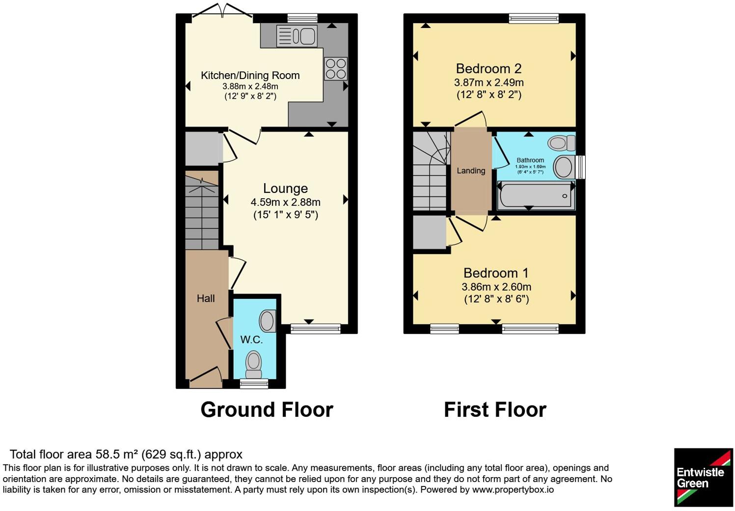 Horrocks Avenue, Lytham St. Annes, Lancashire, FY8 floorplan