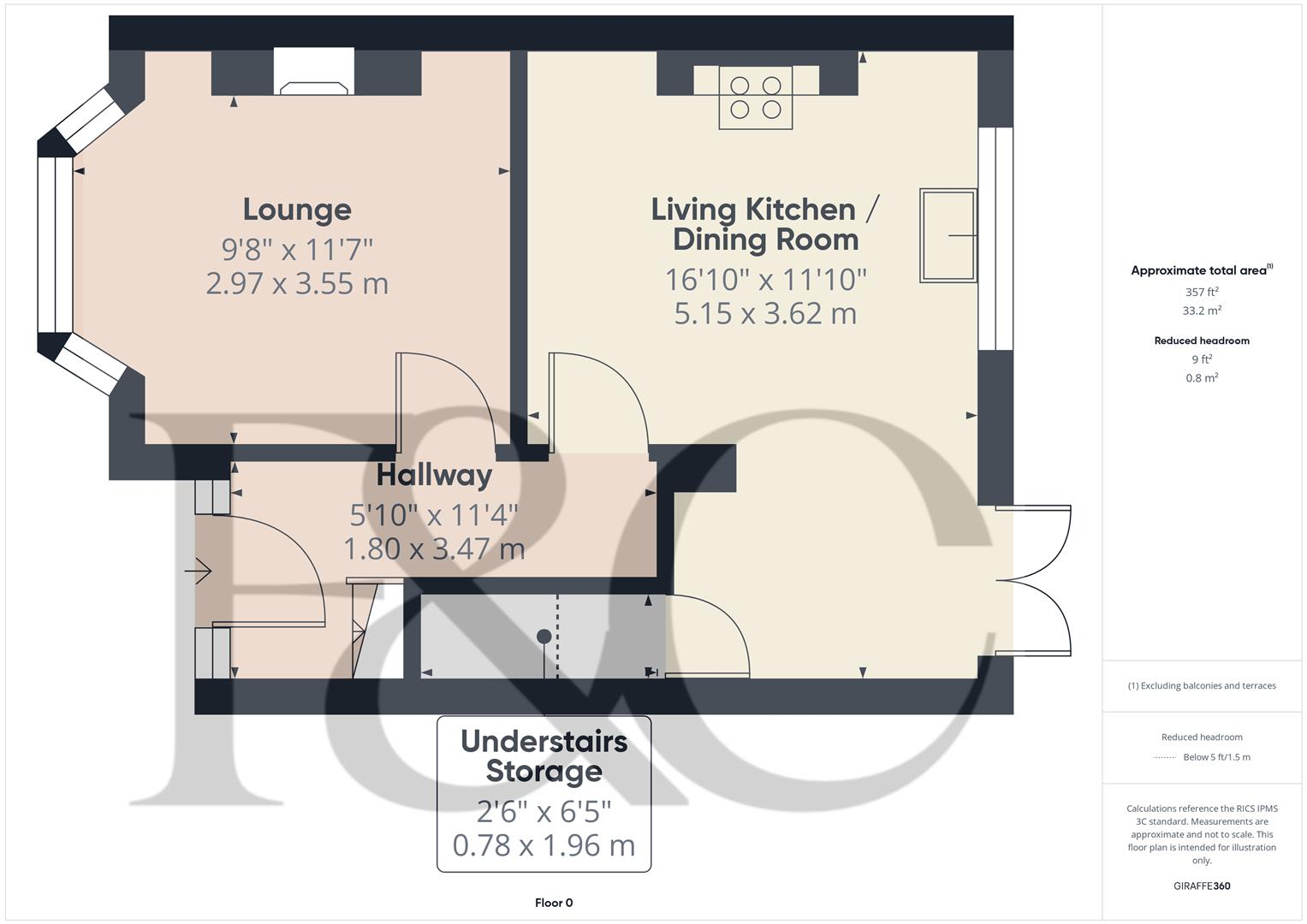 Far Laund, Belper, Derbyshire floorplan