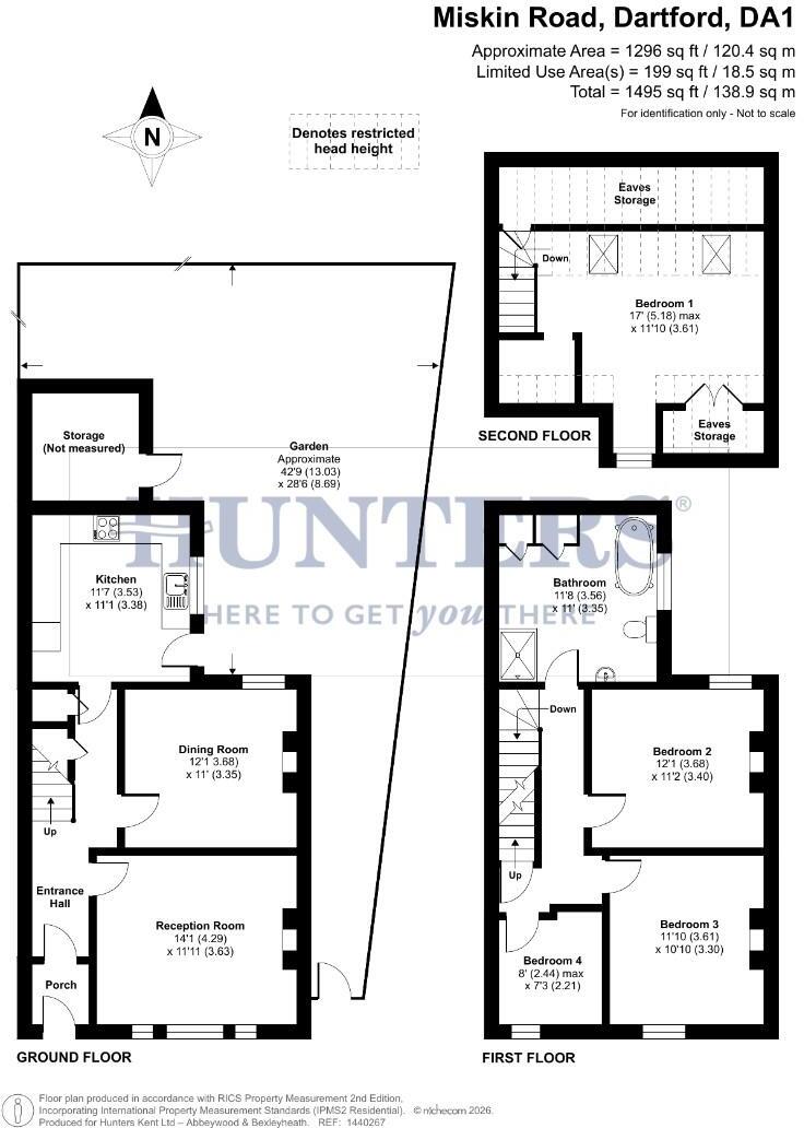 Miskin Road, Dartford ** PRICE RANGE £450,000 - £475,000 ** floorplan