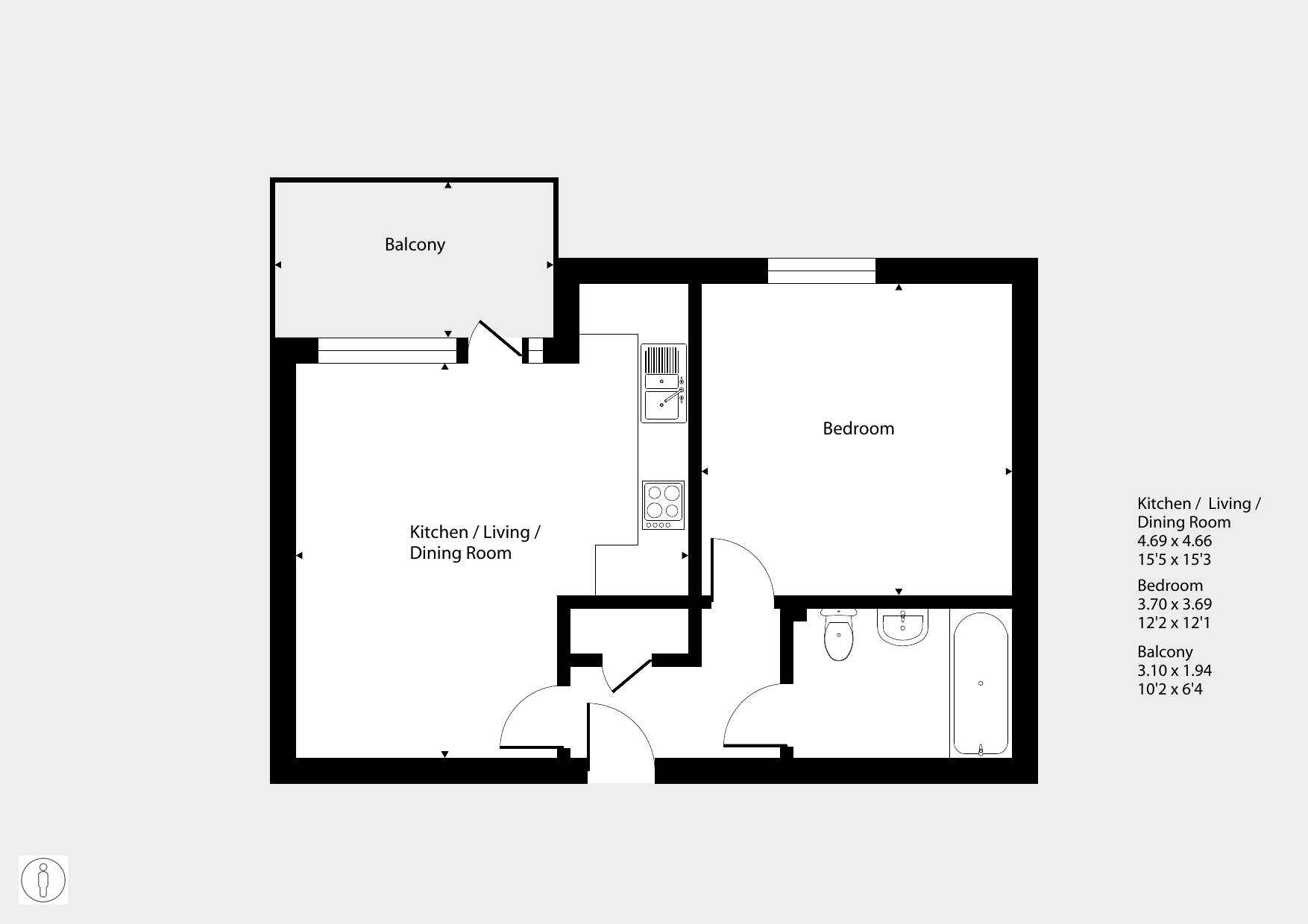 7 Cherry Close, Wembley floorplan