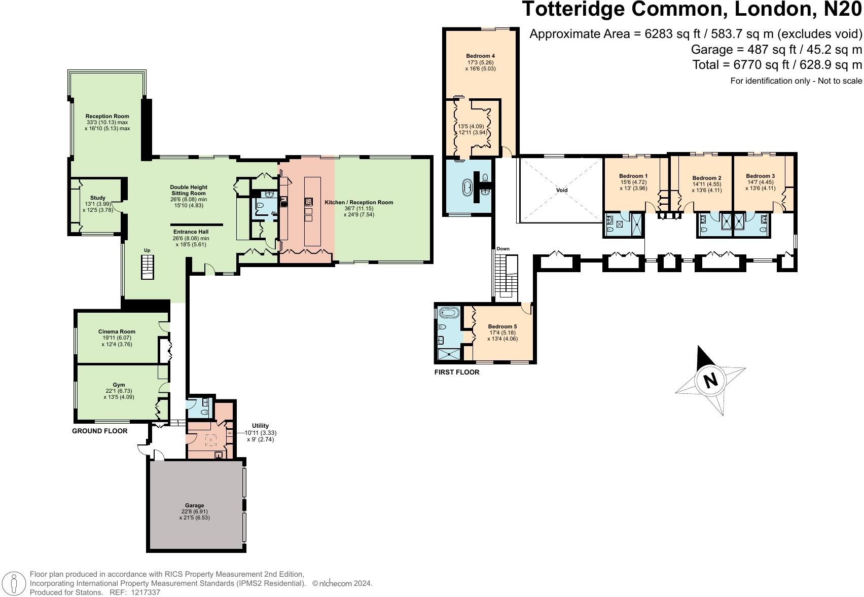 Totteridge Common, Totteridge, London, N20 floorplan
