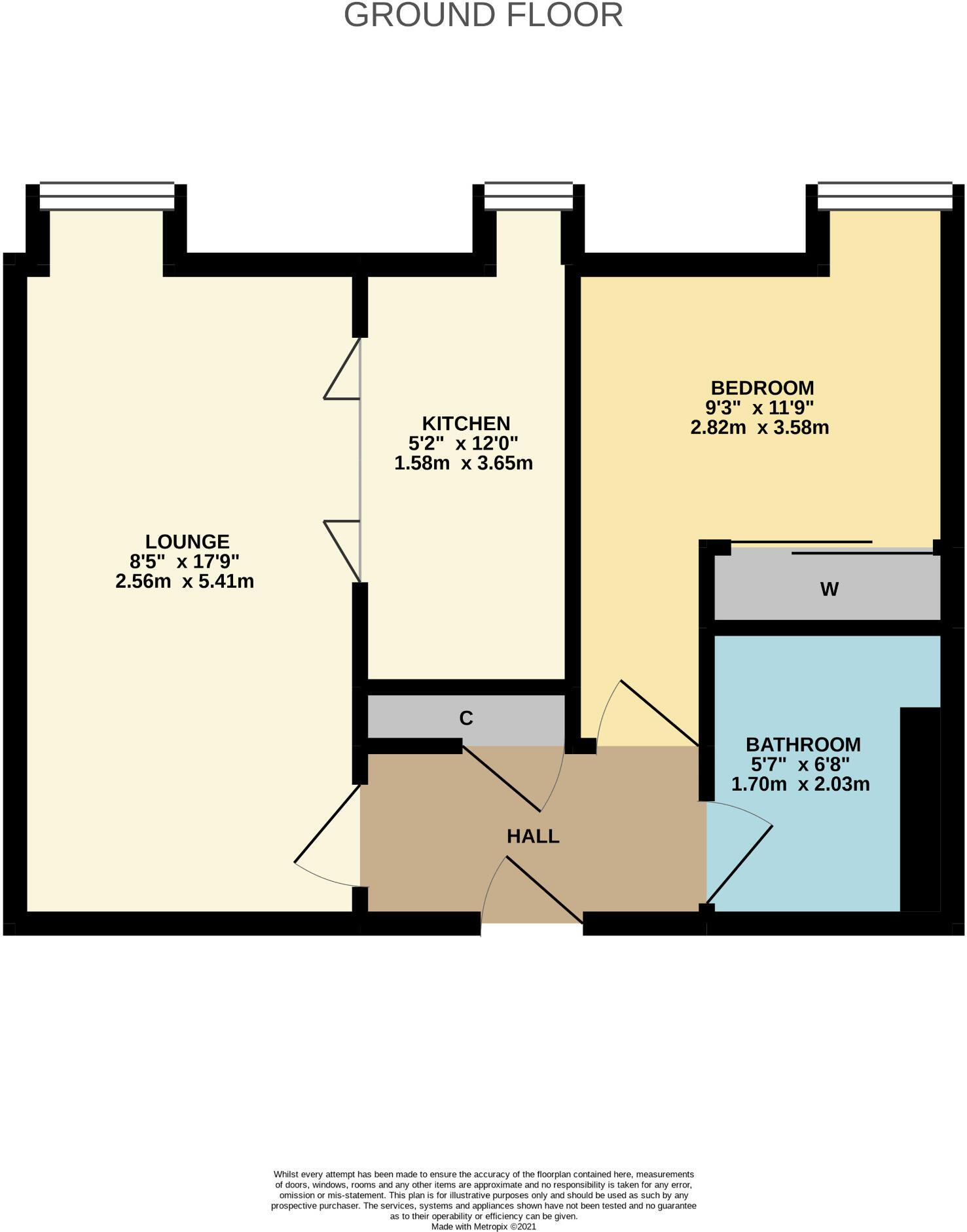 24 Tulloch Street, Cathcart, Glasgow, G44 4BZ floorplan