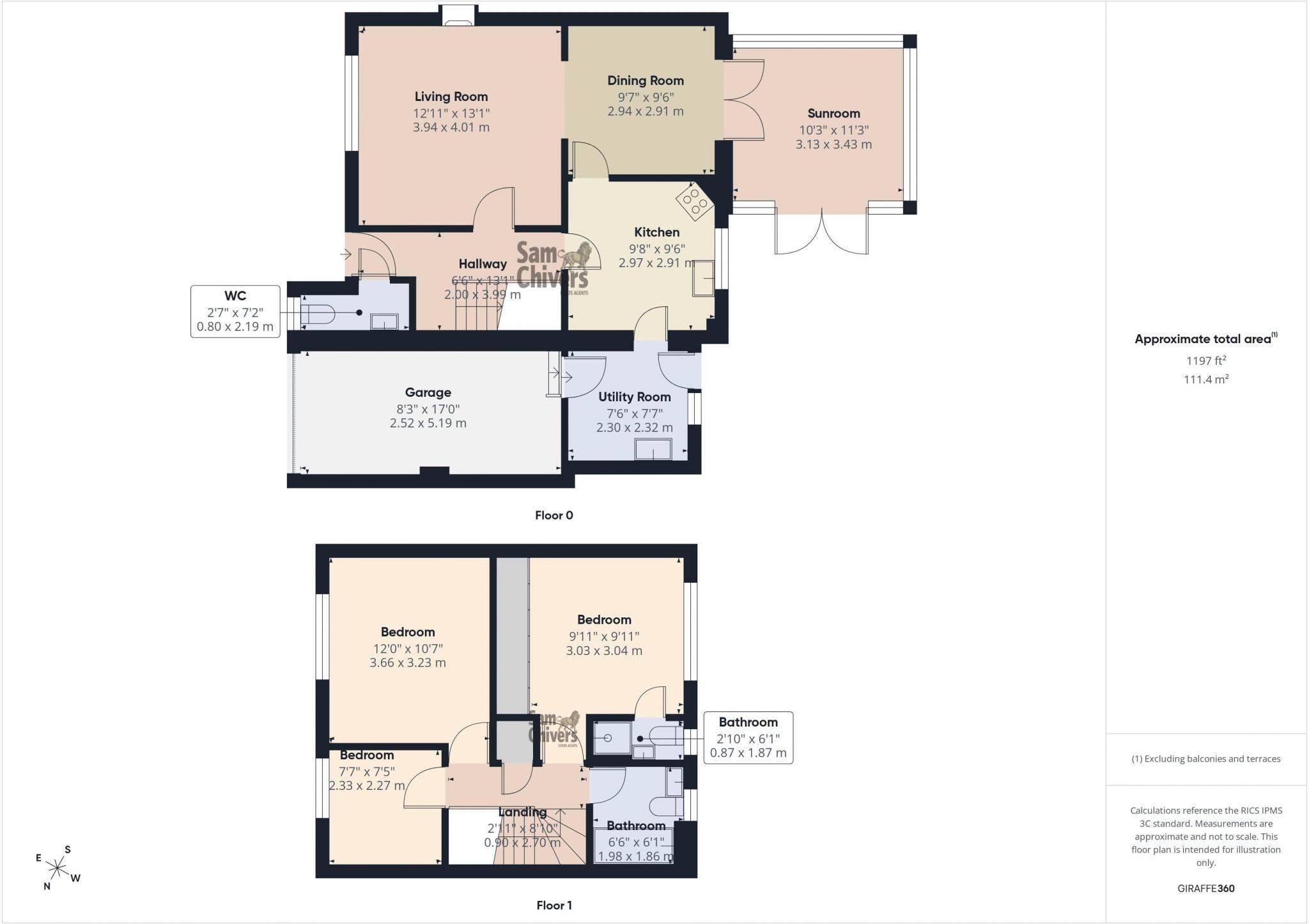 Pippin Close, Peasedown St. John floorplan